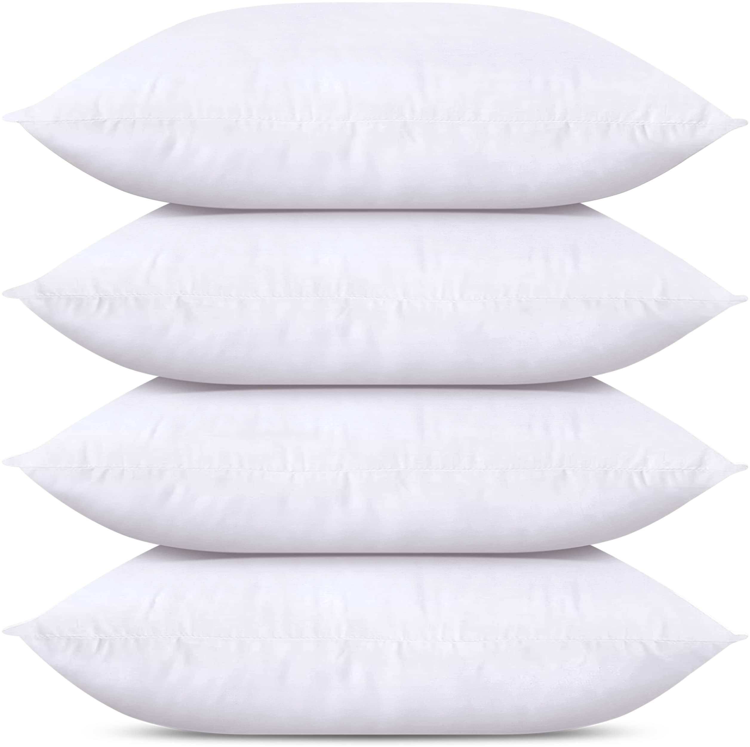 Utopia Bedding Throw Pillows Set of 4 - 16x26 Inch Decorative Couch Pillows for Sofa, Bed & Living Room - Soft White Stuffer Pillows for Home Decor, Cozy Comfort & Stylish Accents