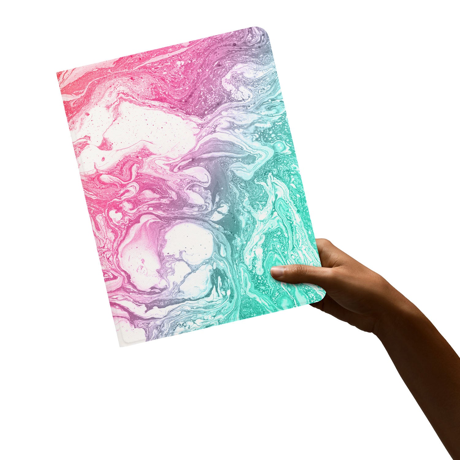 Premium iPad Folio Case with Abstract Oil Painting Design - Slim Protective Cover for iPad 6/7/8/9/10.2