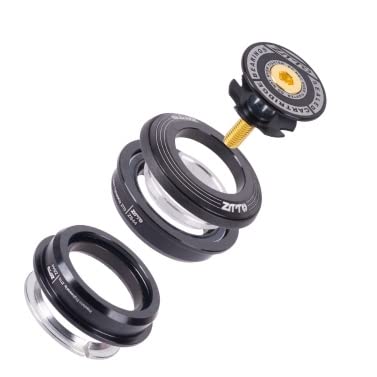 ZTTO 44mm MTB Road Bike Headset - Sealed Bearing Steering Column for Mountain & Road Bicycles (Model 4444S) | Perfect for Trail Riding, Commuting & Bike Maintenance Upgrades