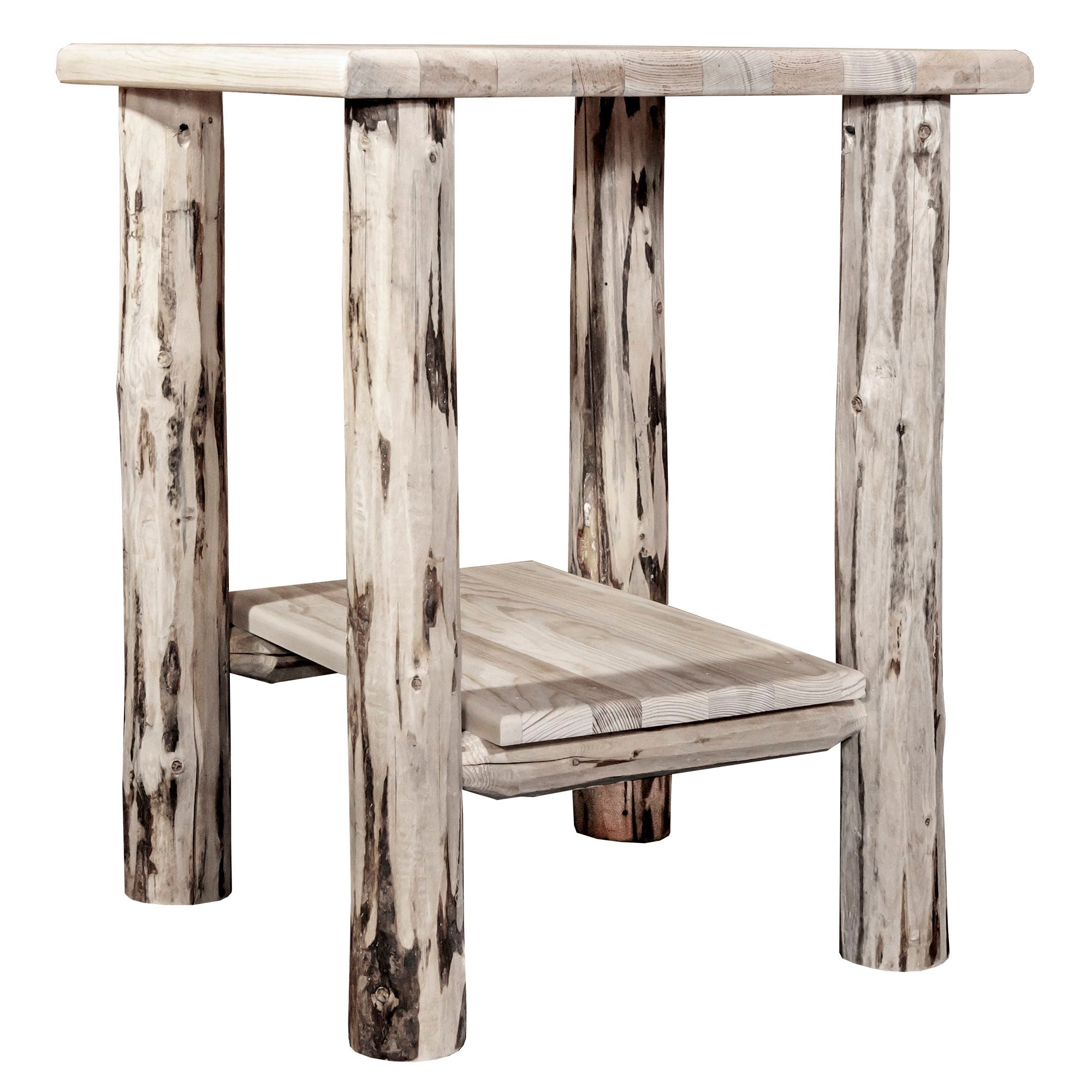 Stylish Montana Nightstand with Shelf - Modern Bedside Table for Bedroom, Living Room, or Office - Perfect for Storage & Organization