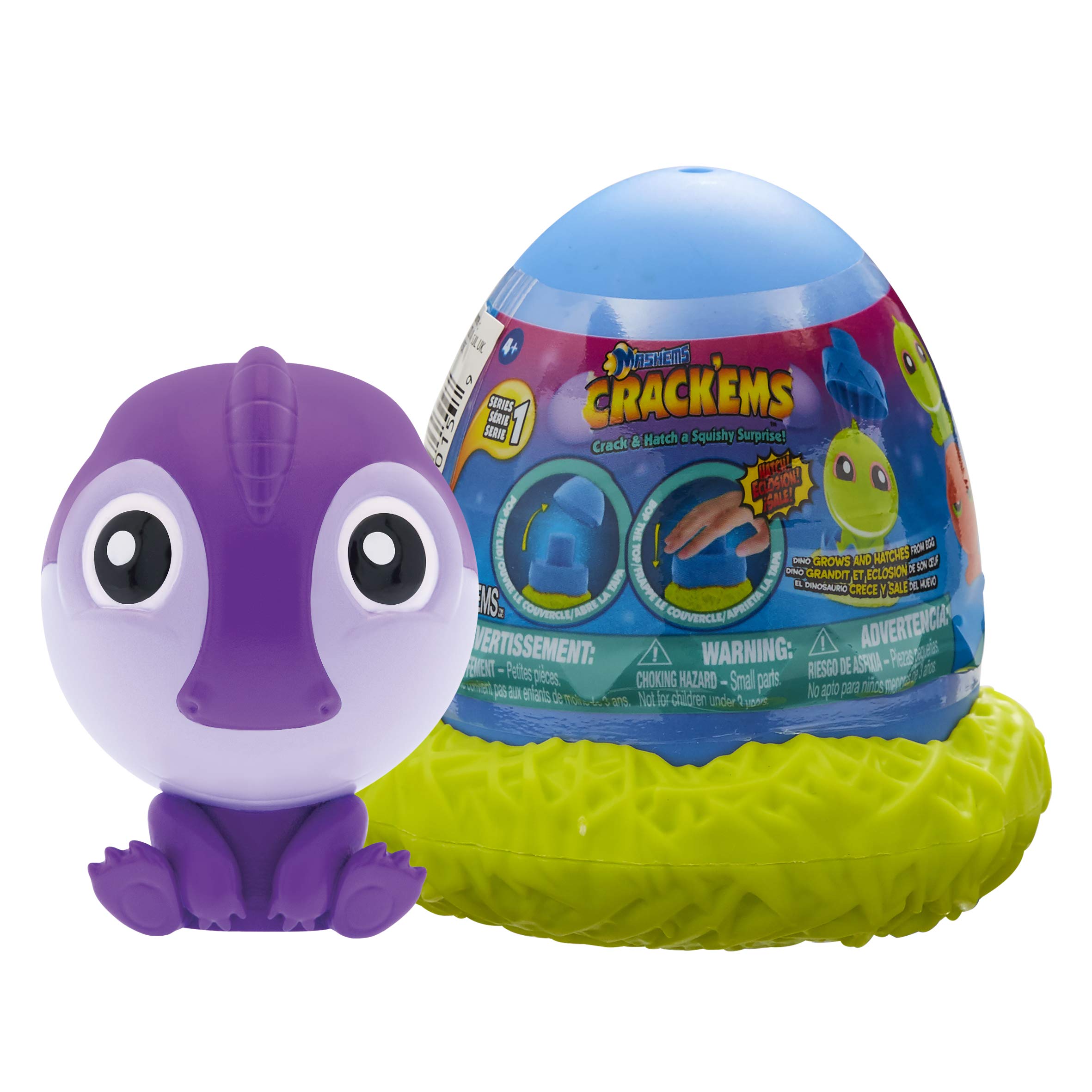 Character Options Mashems Hatchems Crack & Hatch Squishy Surprise Figure Toy - Fun Collectible for Kids Birthday Gifts & Stress Relief Play