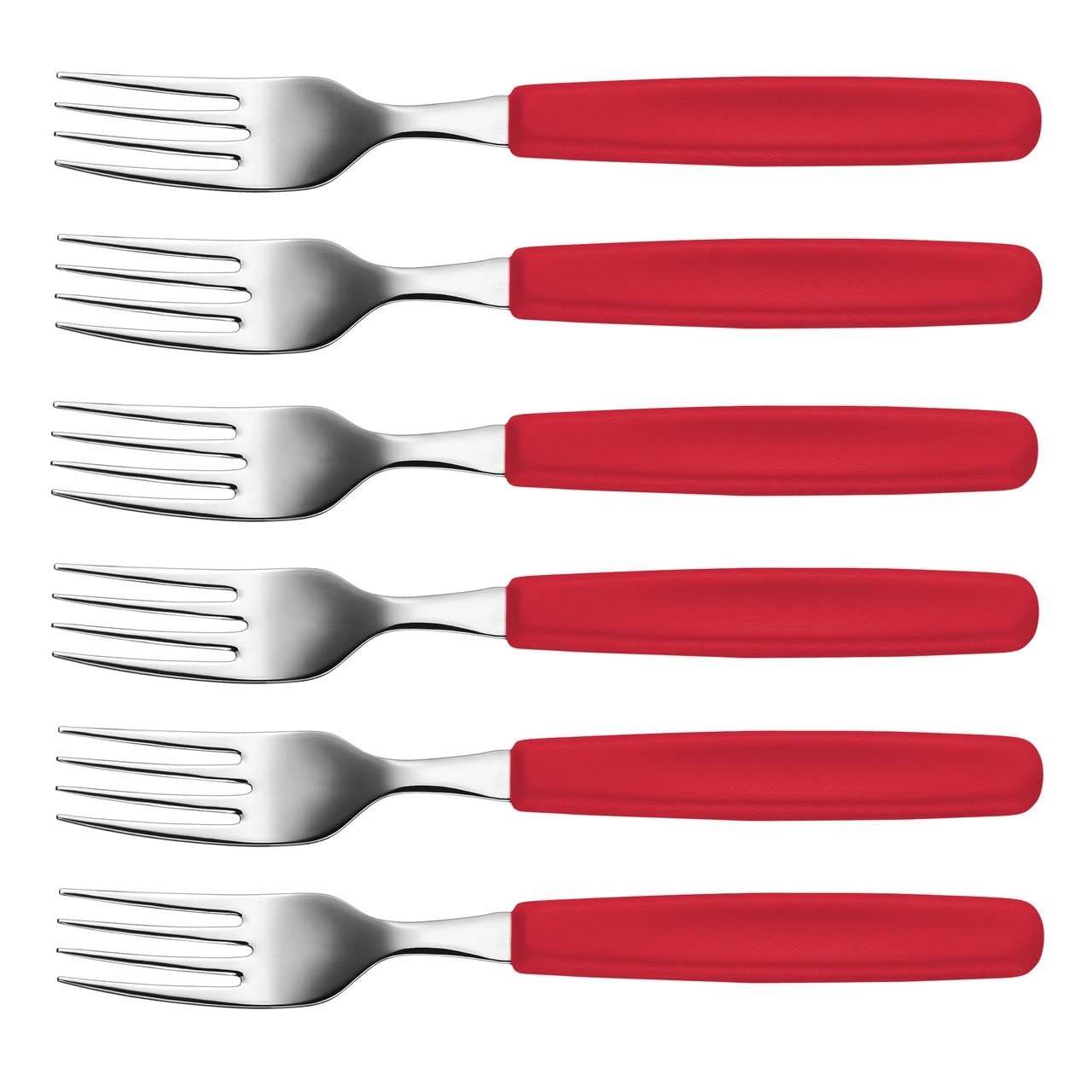 Victorinox Stainless Steel Forks Set of 6 - Premium Cutlery for Dining, Camping, Picnics & Outdoor Adventures