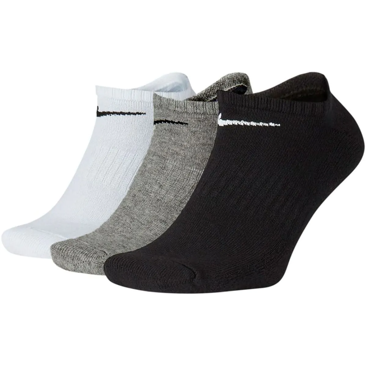 Breathable No Show Socks for Women & Men - 3 Pairs Cushioned Athletic Socks for Running, Gym, Workout & Everyday Comfort