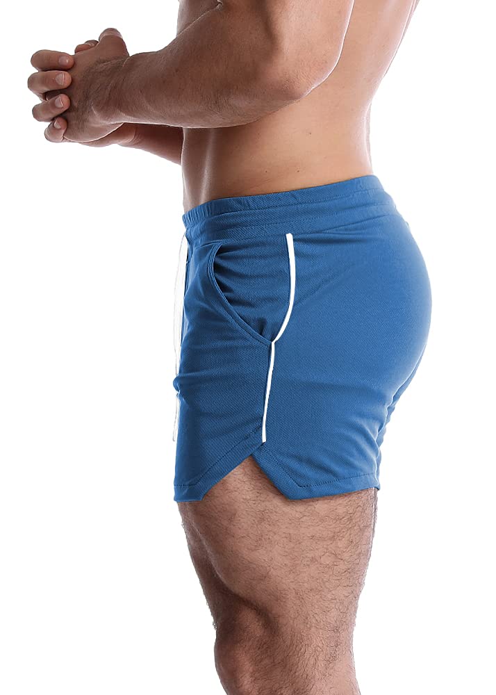 EVERWORTH Men's 5 Inch Inseam Workout Shorts - Athletic Gym Shorts for Bodybuilding, Running & Casual Wear - Lightweight Quick-Dry Training Shorts for Men - Perfect for Gym, Jogging & Summer Outdoor Activities