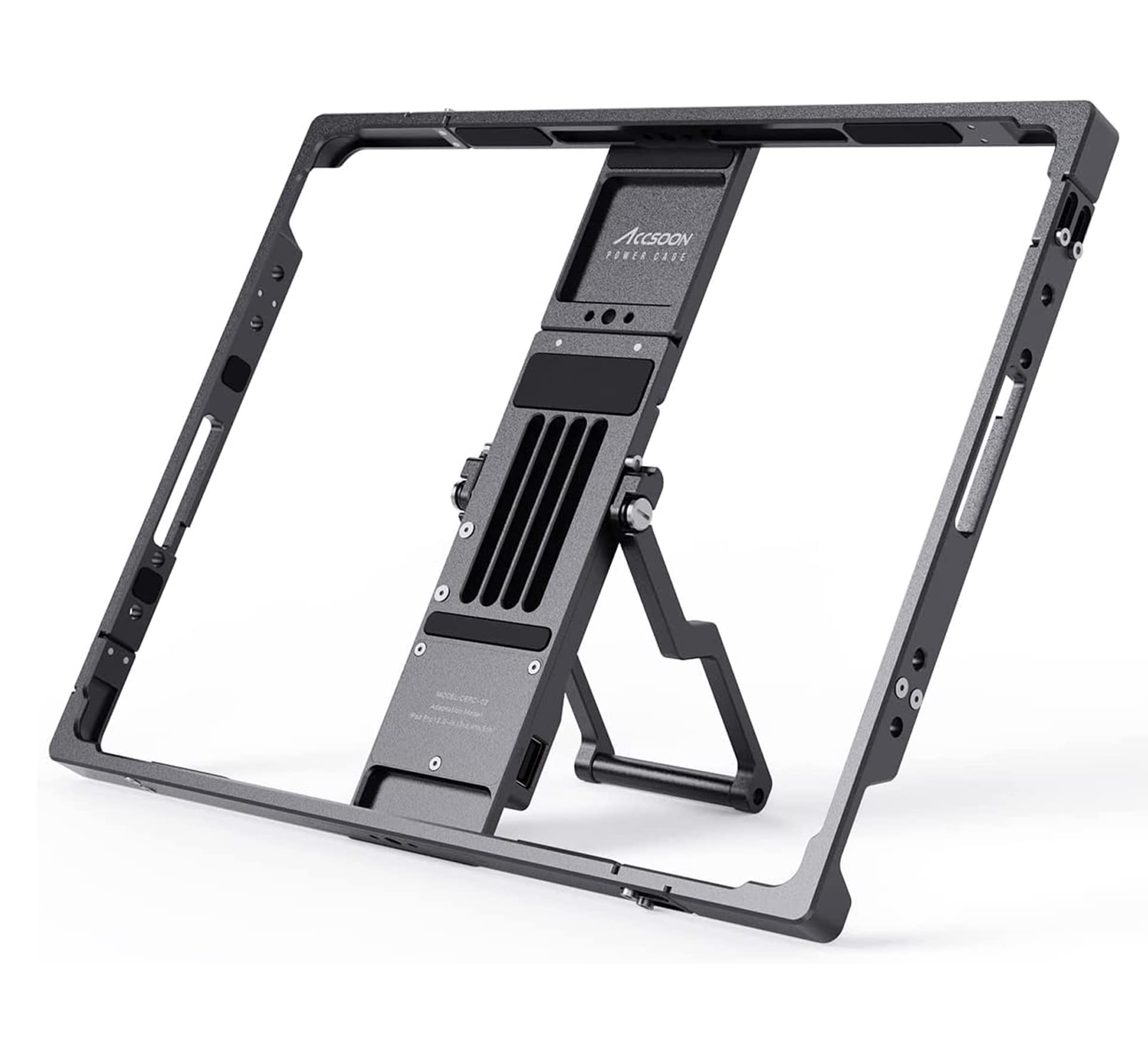 Accsoon Power Cage Pro - iPad Video Stabilizer Mount for 12.9