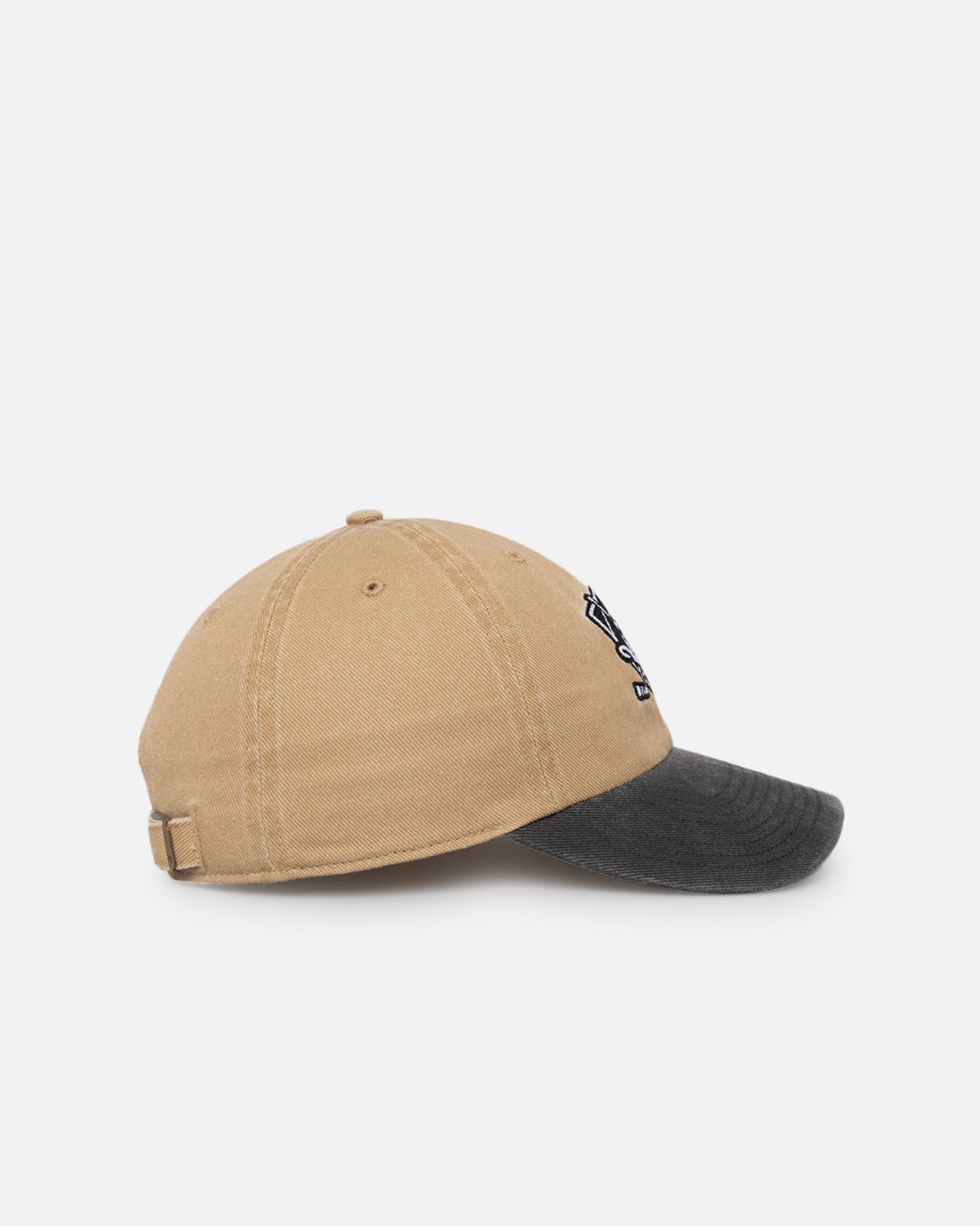 47 Brand Anaheim Ducks 'Apollo Chain' 47 Clean Up Strapback Khaki Hat - Official NHL Hockey Cap for Men & Women - Perfect for Game Day, Casual Wear & Sports Fans