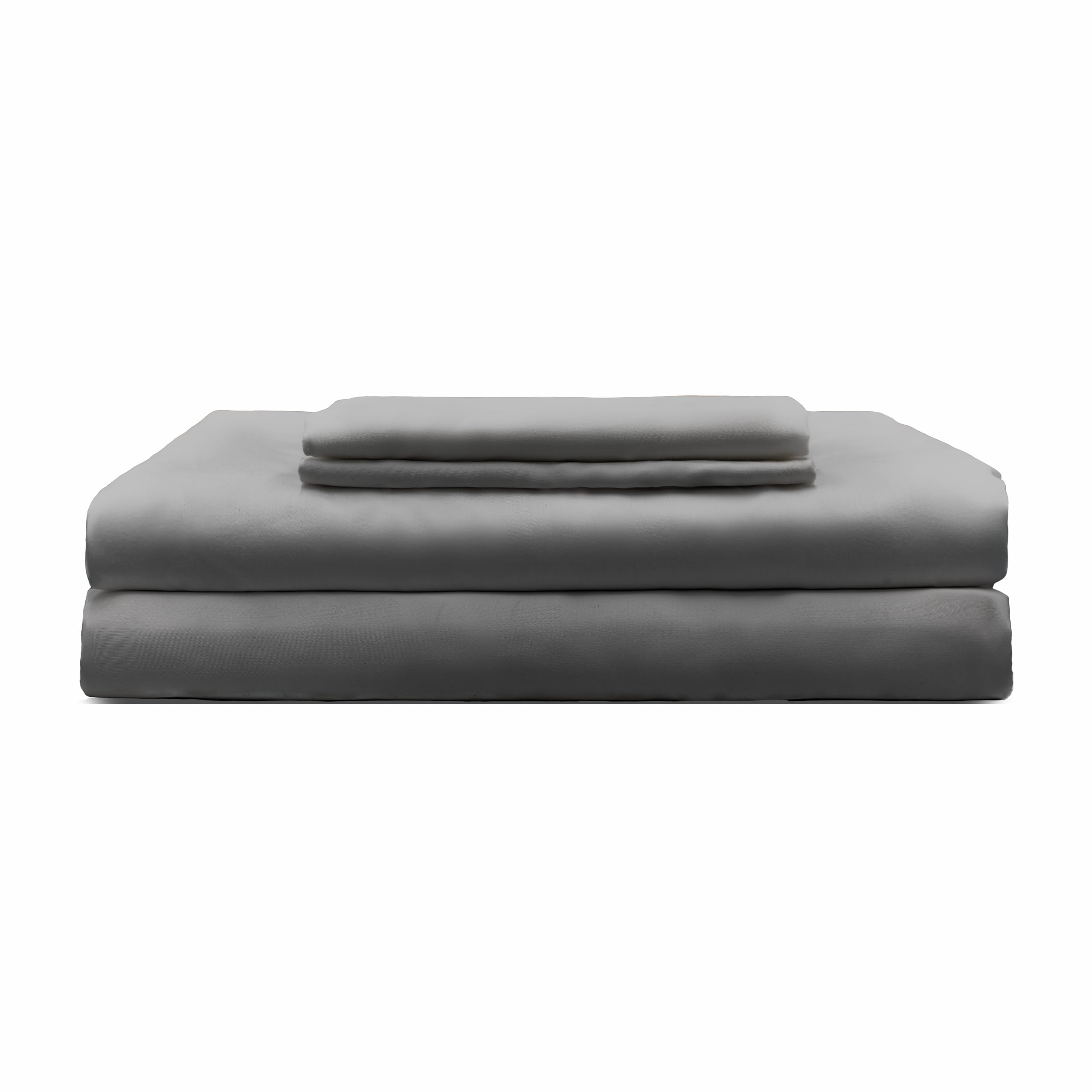Sheets & Giggles 100% Eucalyptus Lyocell Bed Sheet Set - Hypoallergenic, Breathable & Cooling Sheets for Hot Sleepers - Moisture Wicking, Temperature Regulating, Ultra Soft All-Season Bedding - Perfect for Master Bedroom, Guest Room & Dorm Use
