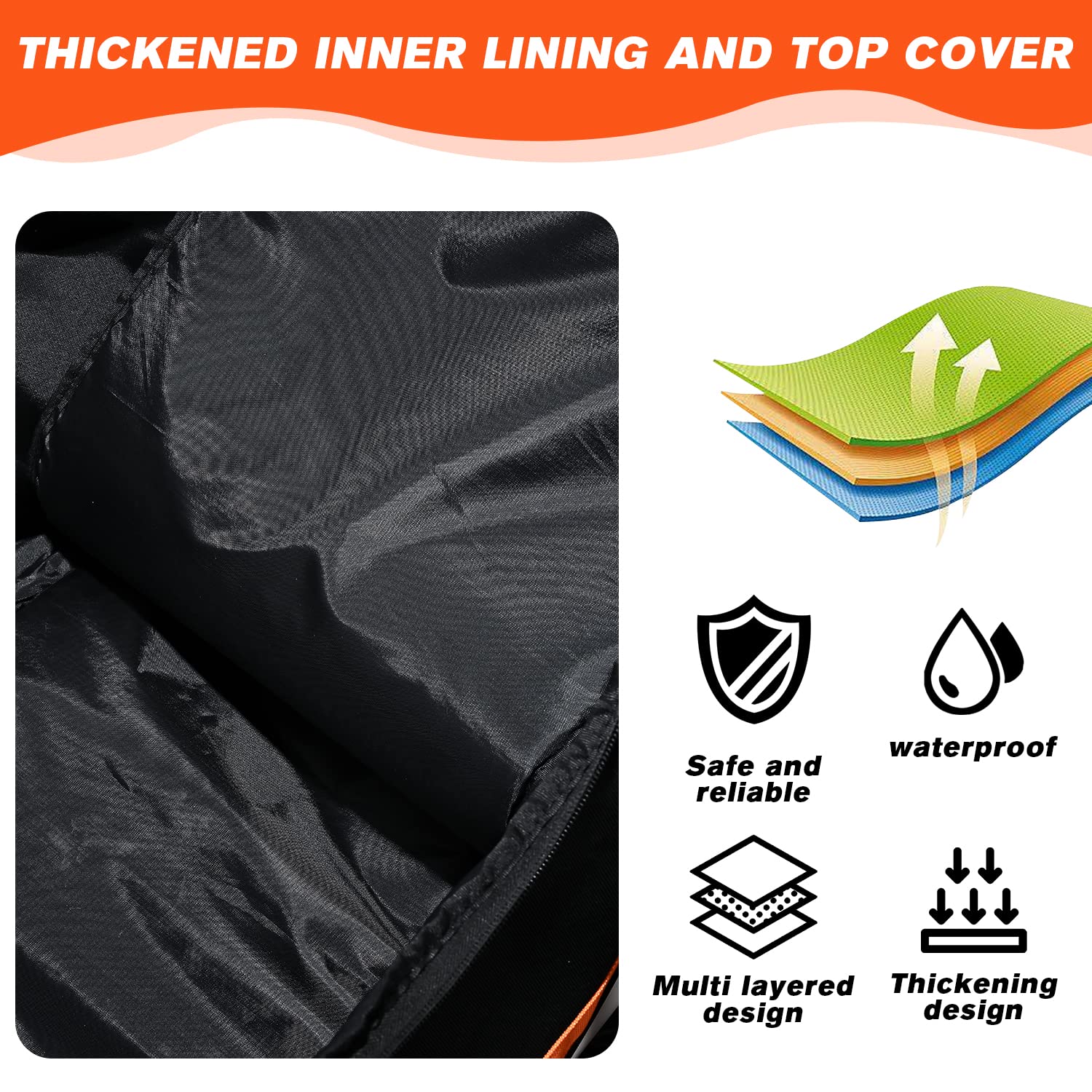 Padded Car Seat Travel Bag for Airplane - Infant Gate Check Bag with Side Pocket & 4 Protective Feet Sliding Pads | Perfect for Air Travel, Baby Gear Protection & Easy Airport Navigation