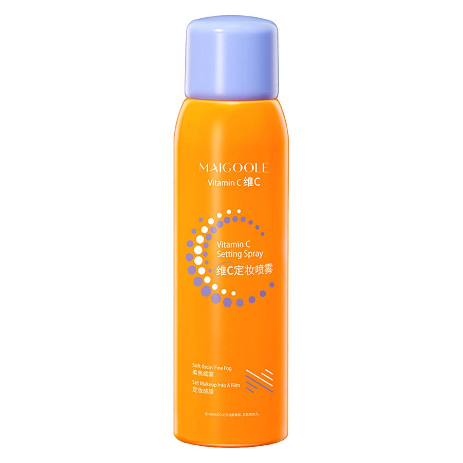 Vitamin C Makeup Setting Spray 100ml - Oil Control & Hydrating Face Mist for Oily Skin | Lightweight Moisturizing Makeup Finisher | Healthy Glow Setting Spray for Long-Lasting Makeup | Perfect for Daily Use & Special Occasions