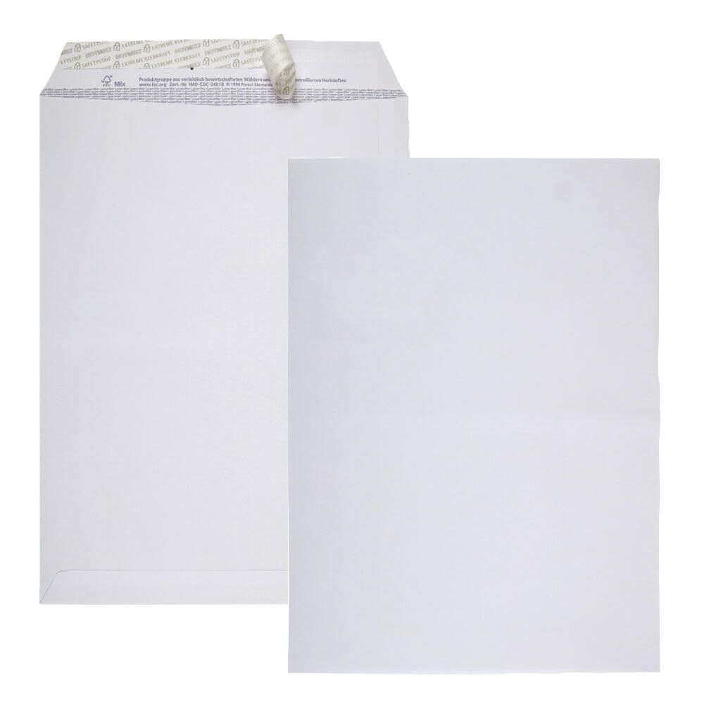 TopStar #1 C4 Envelopes - Pack of 250, 120 g/m Premium White Paper - Perfect for Mailing, Business Correspondence & Wedding Invitations