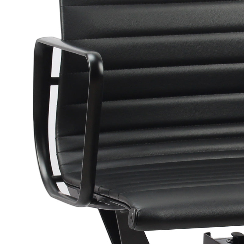 DAKIN Ergonomic Low Back Office Chair - Black Mesh Computer Desk Chair for Home & Office, Comfortable Task Chair with Adjustable Height & Swivel - Perfect for Long Hours of Work or Gaming