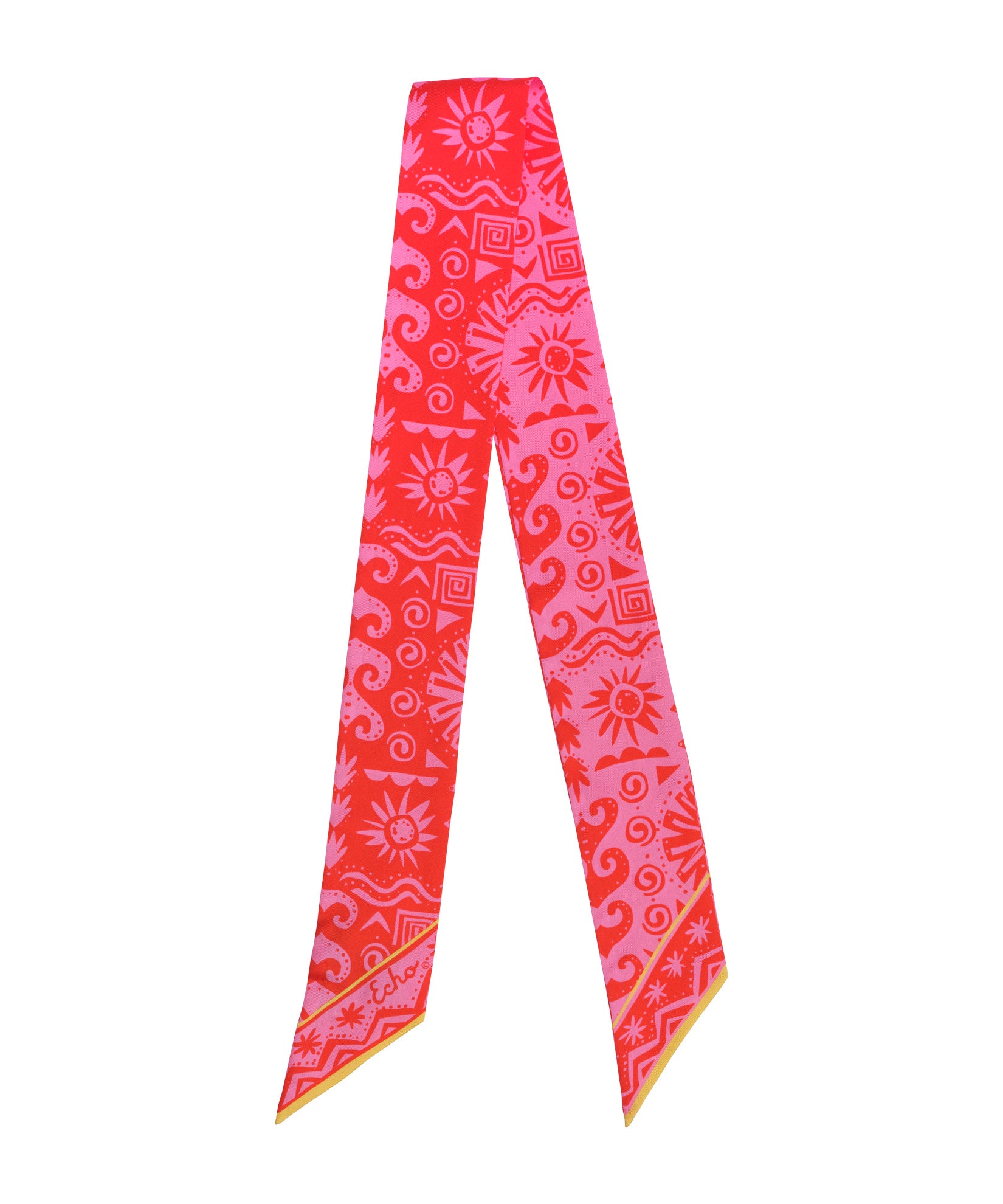 Sun and Surf Silk Ribbon Scarf - Lightweight Summer Beach Accessory for Women - Perfect for Beach Outings, Vacations, and Summer Fashion