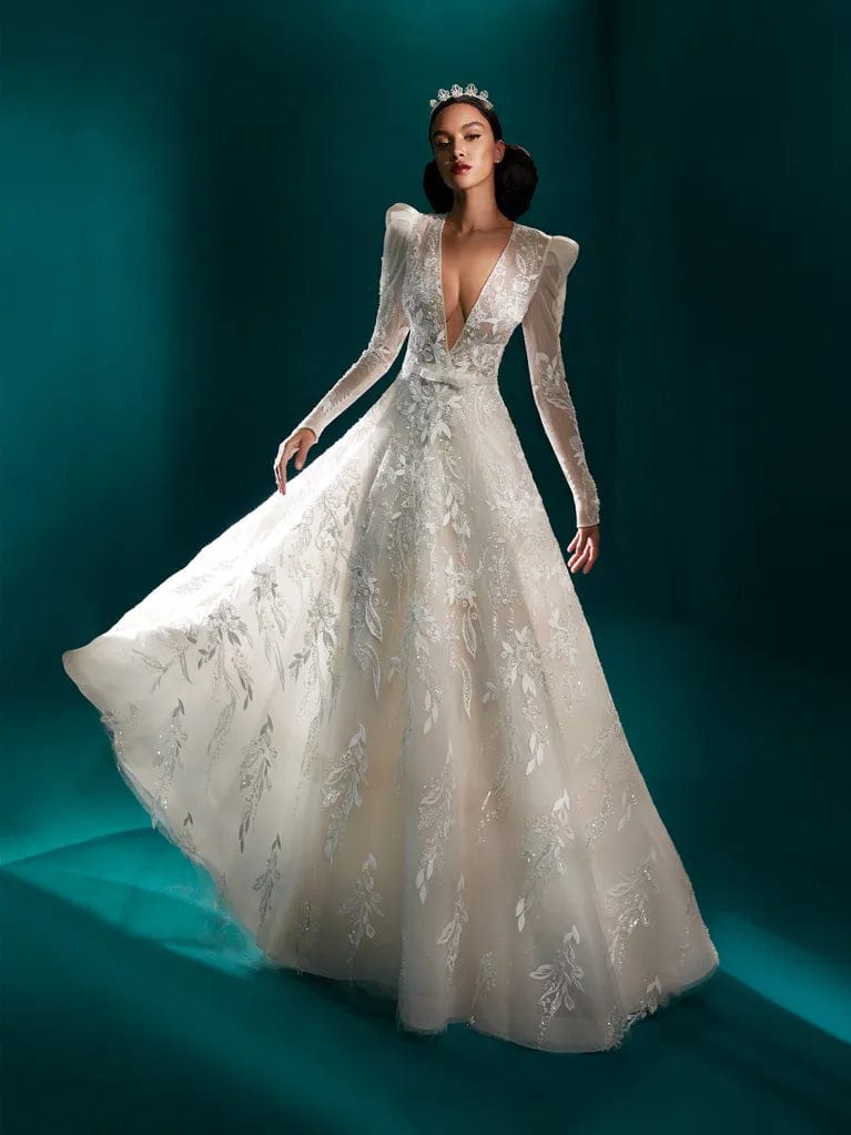 Atelier Pronovias Bijou Wedding Dress - Size 12 | Elegant Bridal Gown for Church Ceremony & Reception