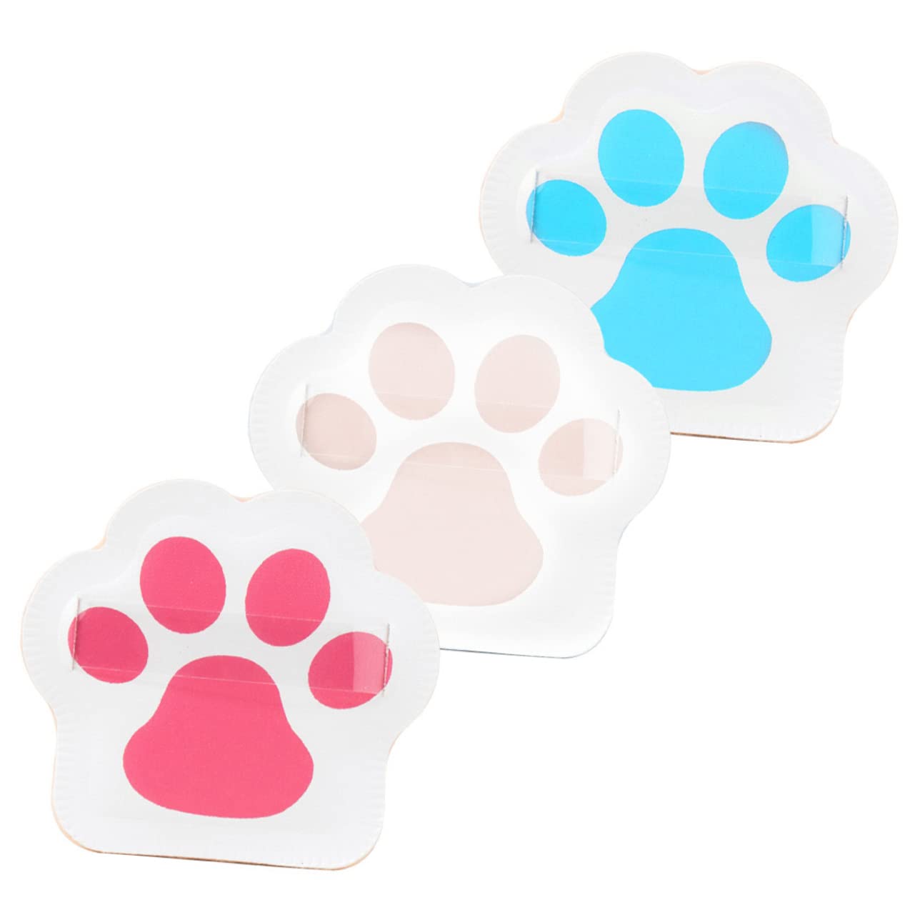 Minkissy 5-Piece Paw Shaped Powder Puff Set - Cute Claw Makeup Sponge for Face Powder, Blush & Setting Powder | Travel Size Cosmetic Tools (3pcs x 5) | Perfect for Daily Makeup, Touch-Ups & On-the-Go Beauty