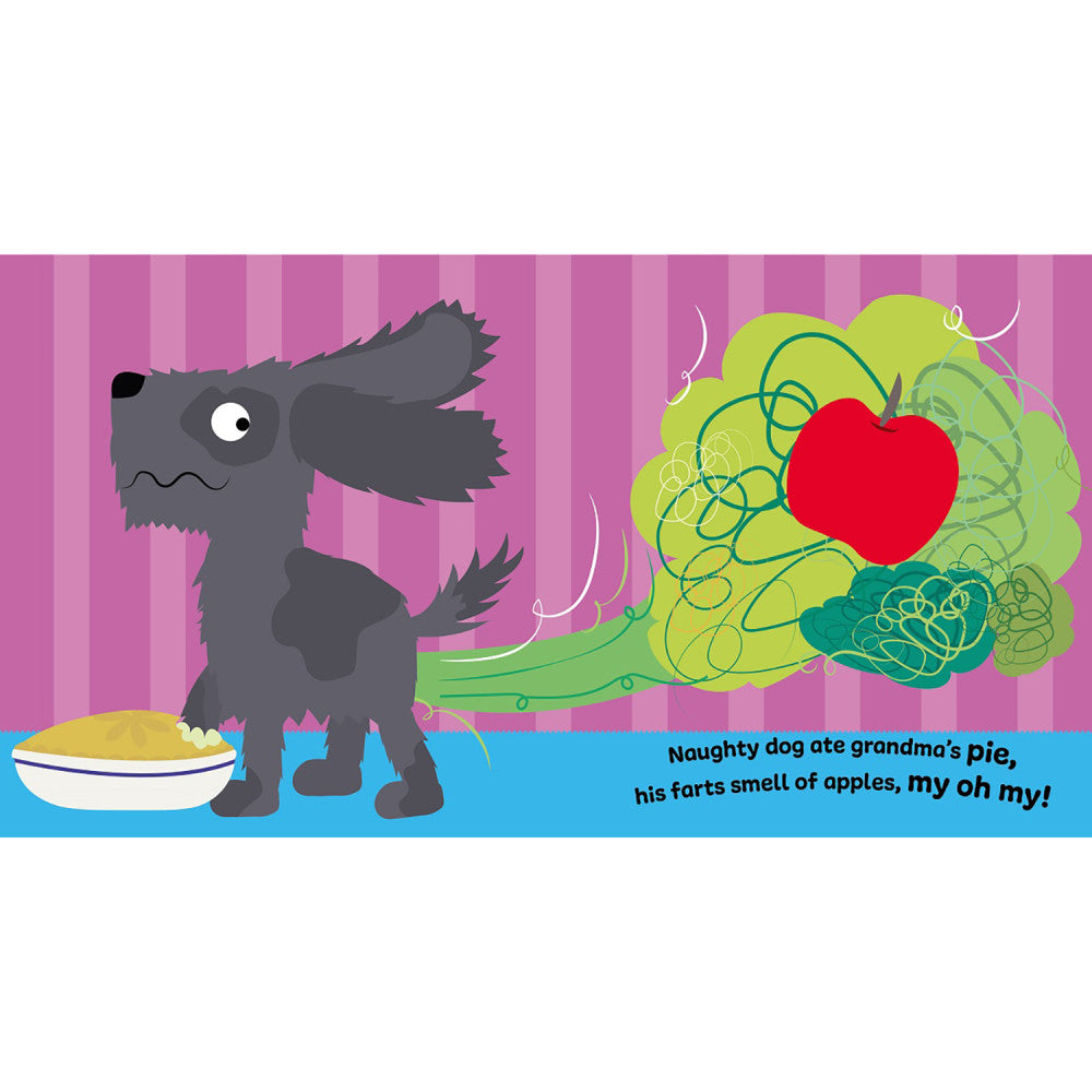 Buddy & Barney My Family Fart Scratch & Sniff Board Book - Fun Interactive Children's Storybook for Family Reading Time & Sensory Play