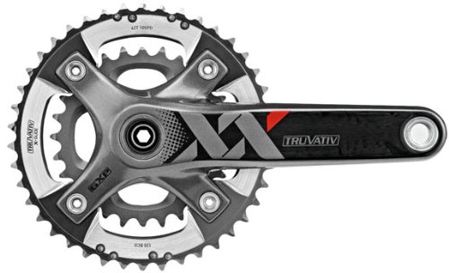 SRAM X BB30 164 Q-Factor Crankset - Lightweight Bike Crankset for Road & Mountain Bikes - No Cups Included - Perfect for Cycling Enthusiasts & Professional Riders