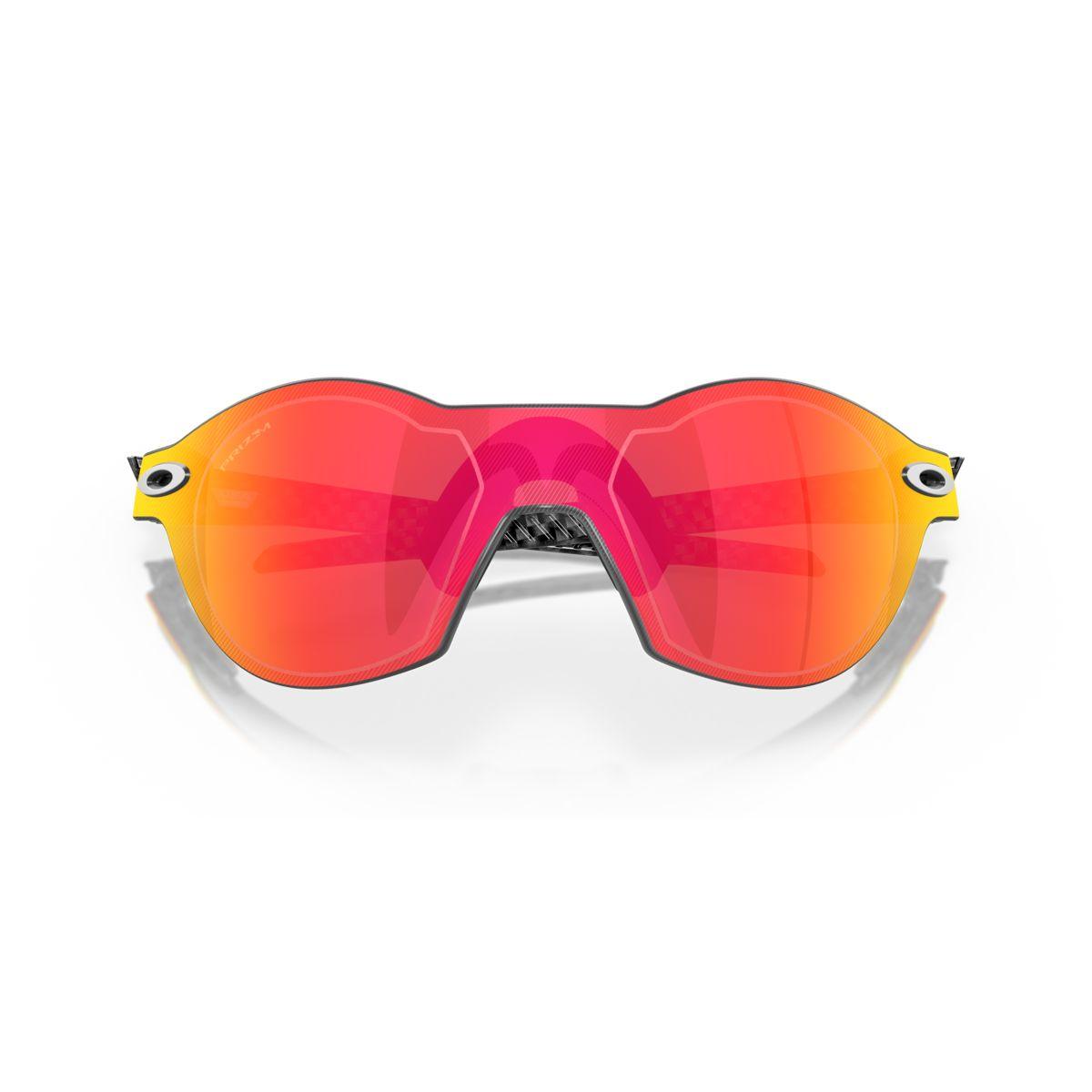 Oakley Re:Subzero Carbon Fiber Sunglasses with Prizm Ruby Lenses - 0OO9098 909802 - Perfect for Running, Cycling & Outdoor Sports