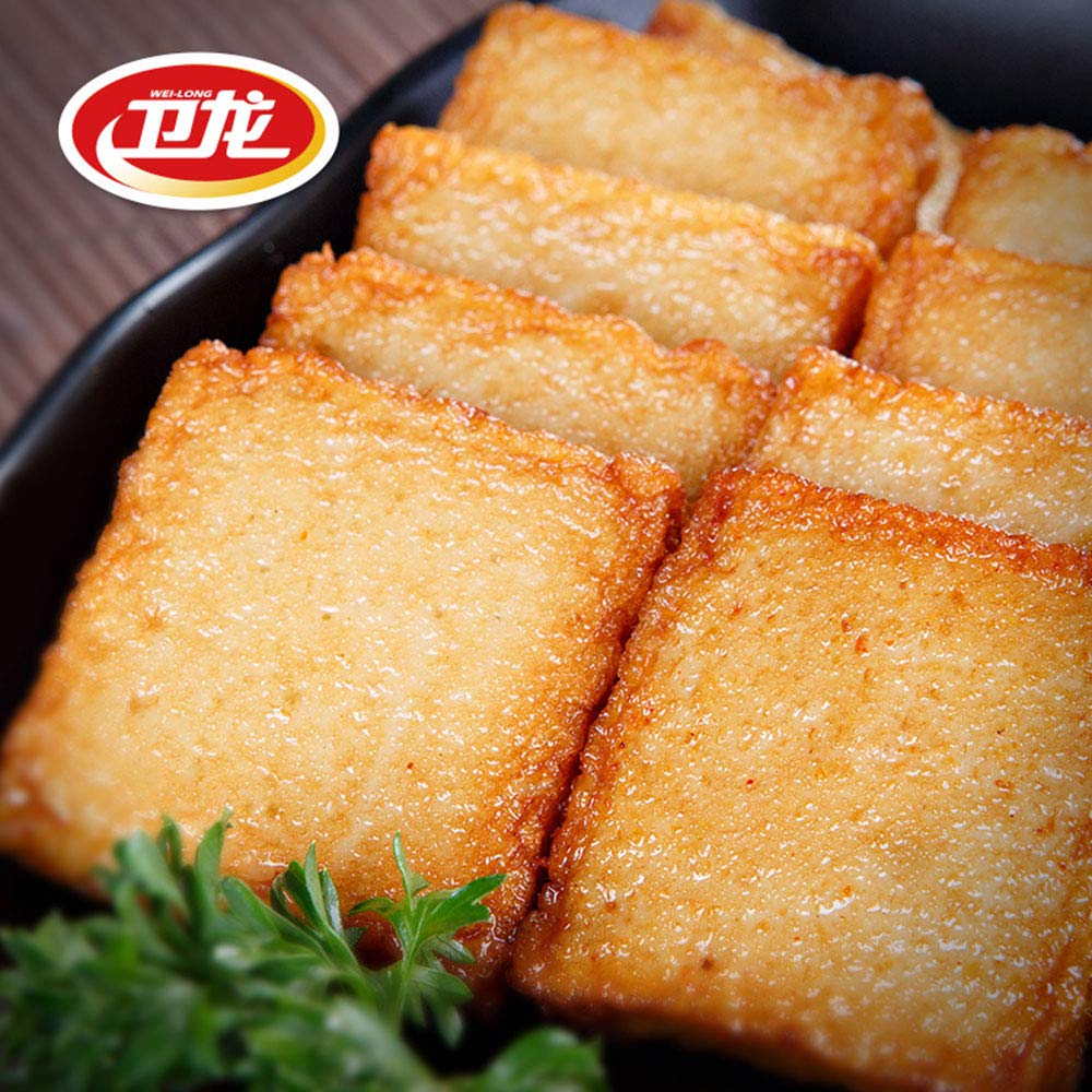 Spicy Weilong Fish Tofu Snack 180g - Dried Bean Curd with Fiery Fish Flavor - Perfect for Office Snacking, Movie Nights & Road Trips