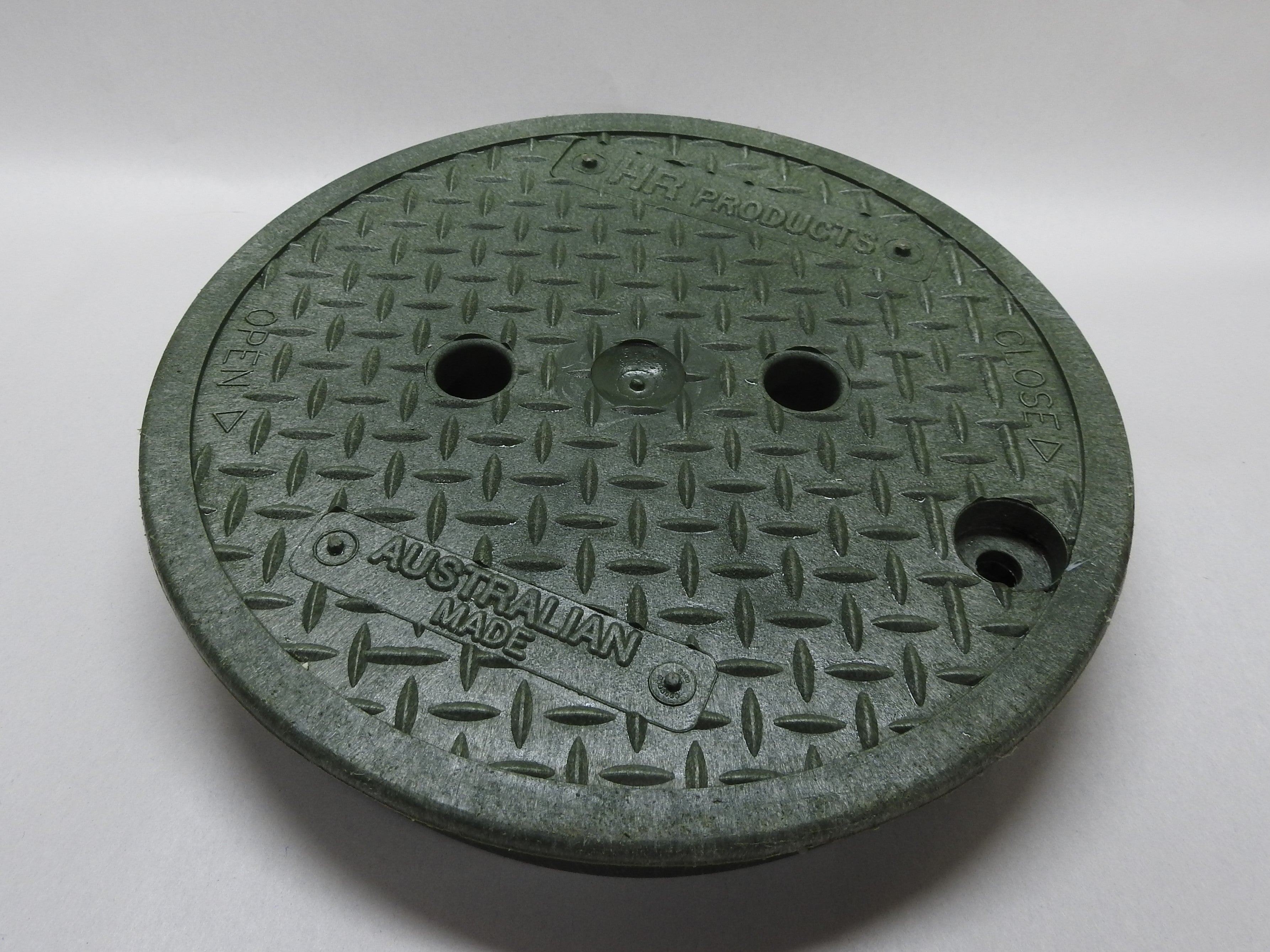 235mm Round Green Lid for HR0910VB - Perfect Replacement Cover for Kitchen Storage Containers, Food Preservation & Organization