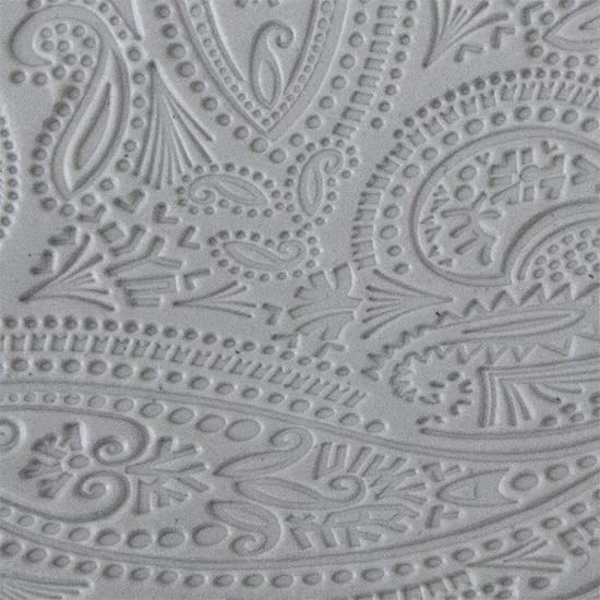 Cool Tools Flexible Texture Tile - Mehndi Paisley Design - 4