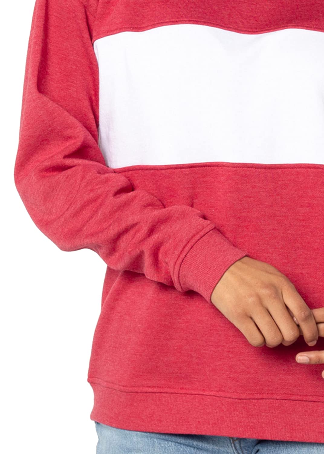 Chicka-D Women's Pendant Sweatshirt - Cozy Pullover with Stylish Pendant Detail | Perfect for Casual Outfits, Fall Layering & Lounge Wear