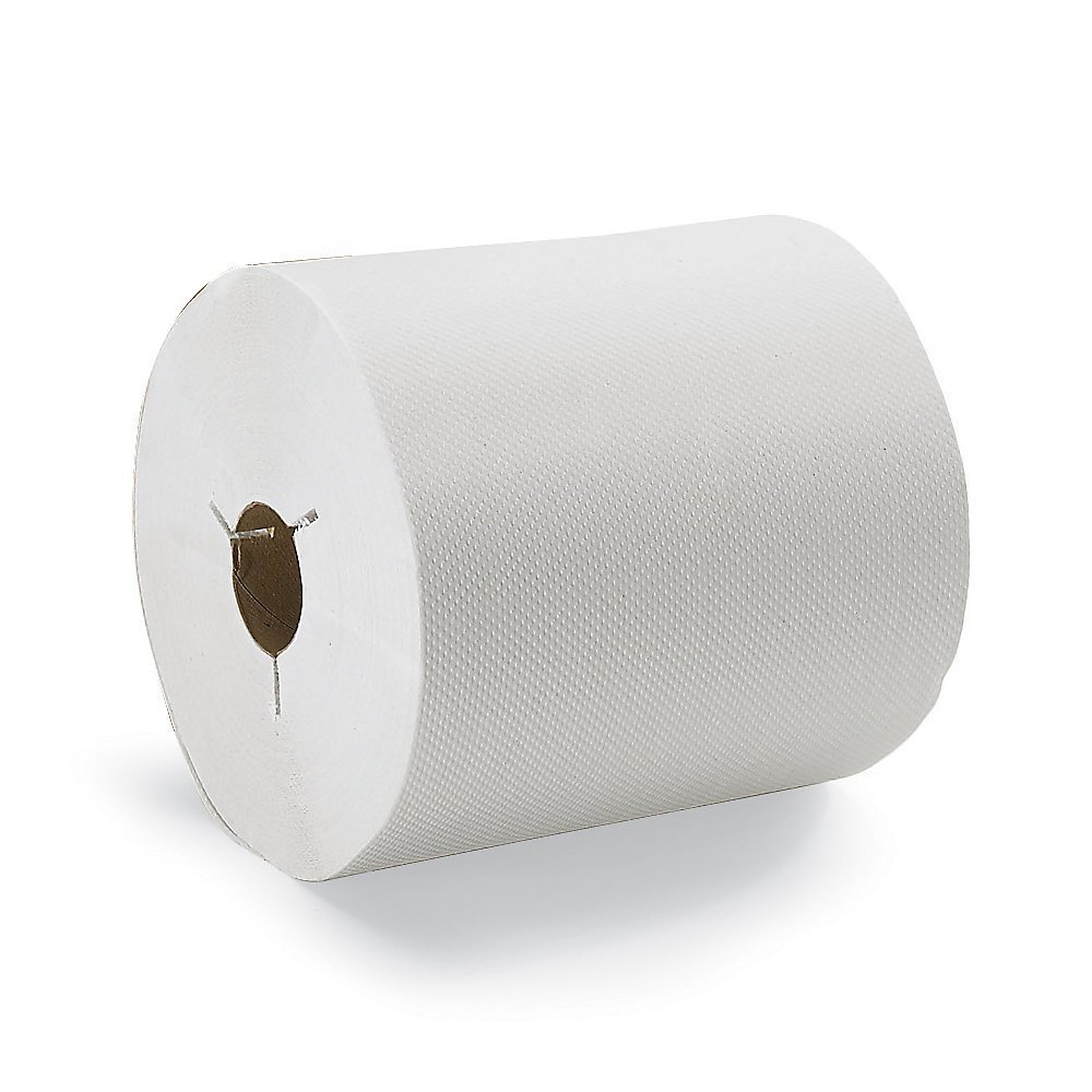 Tork Wausau 31600 Ecosoft White Paper Towel Rolls - 6 Rolls per Case | Commercial & Home Kitchen, Restaurant, Office Cleaning Supplies