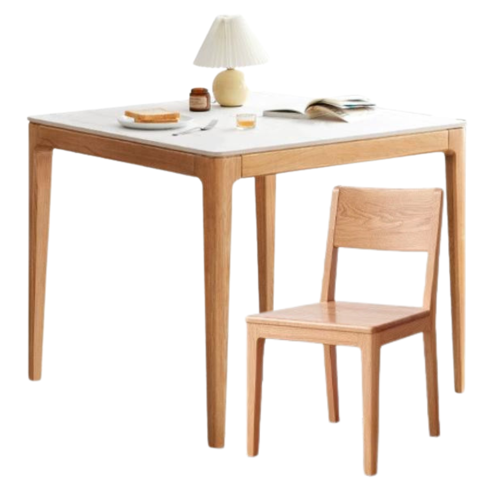35.4x35.4x29.5 inch / 90x90x75 cm / Natural Wood Color