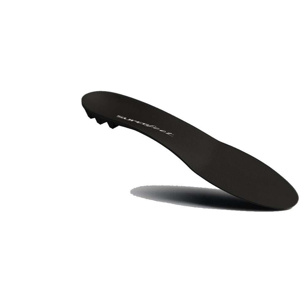 Superfeet Black Insoles for Plantar Fasciitis & Arch Support - Pain Relief Orthotics for Running, Hiking & Work Boots - All-Day Comfort for Men & Women