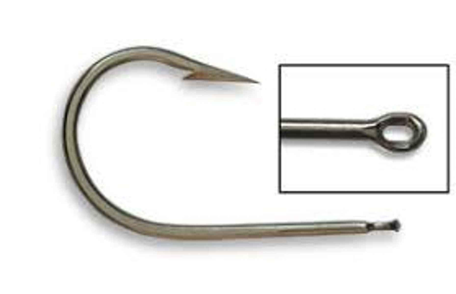 Mustad Southern & Tuna Fishing Hooks 10/0 Size - 1X Strong Needle Eye - Saltwater Fishing Gear for Big Game Fish Like Tuna, Marlin & Swordfish - Perfect for Offshore & Deep Sea Fishing Adventures