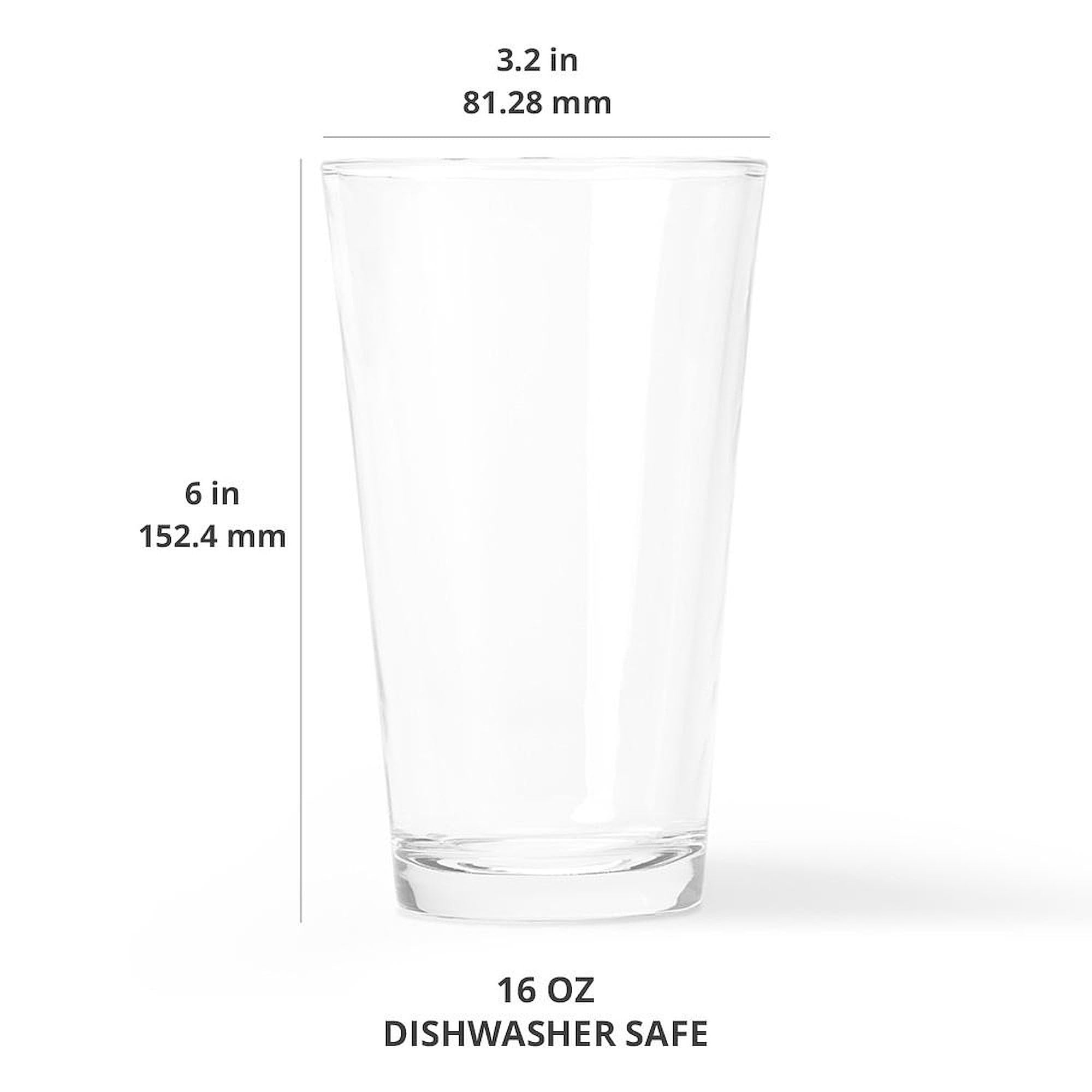 World's Best Father Funny Drinking Glass - 16 oz Pint Glass for Beer, Gifts & Humor | Perfect for Father's Day, Gag Gifts & Parties