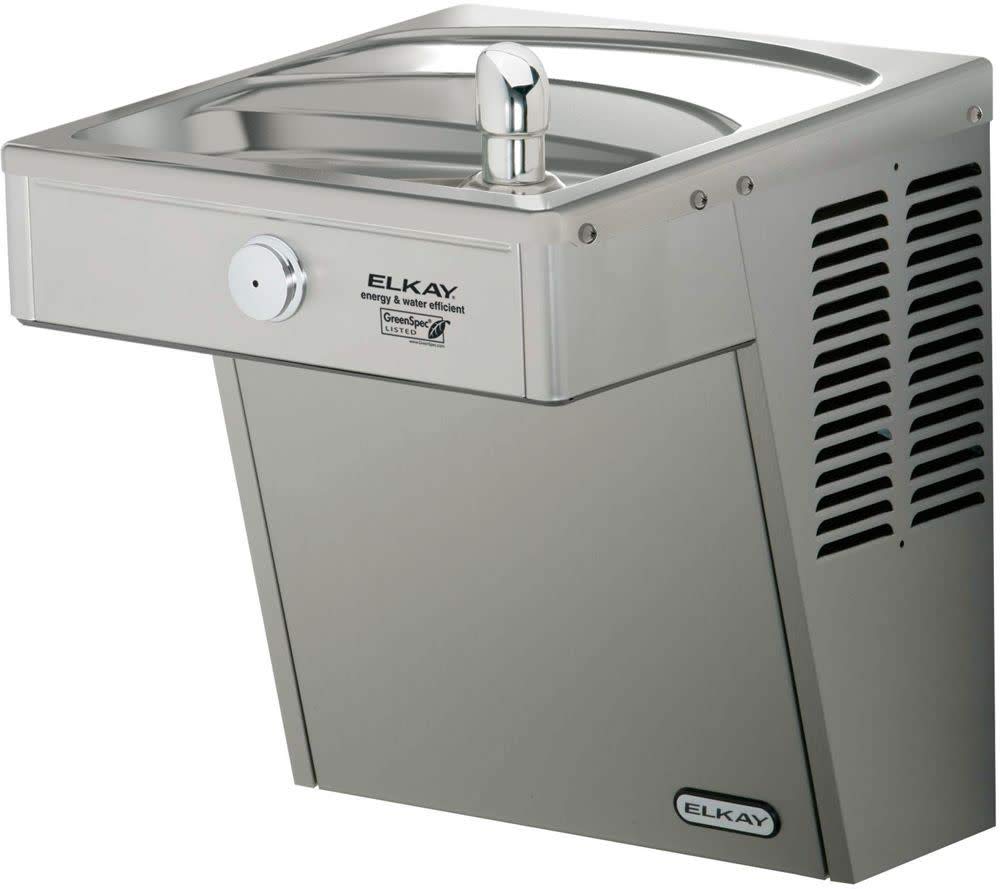 Elkay ADA Compliant Wall Mount Stainless Steel Water Cooler with High Efficiency Filtration - Ideal for Offices, Schools, and Public Spaces