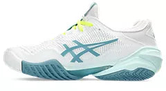 ASICS Women's Court FF 3 Tennis Shoes - White/Blue Grey | Lightweight Performance Court Shoes for Women | Perfect for Tennis, Pickleball & Casual Wear