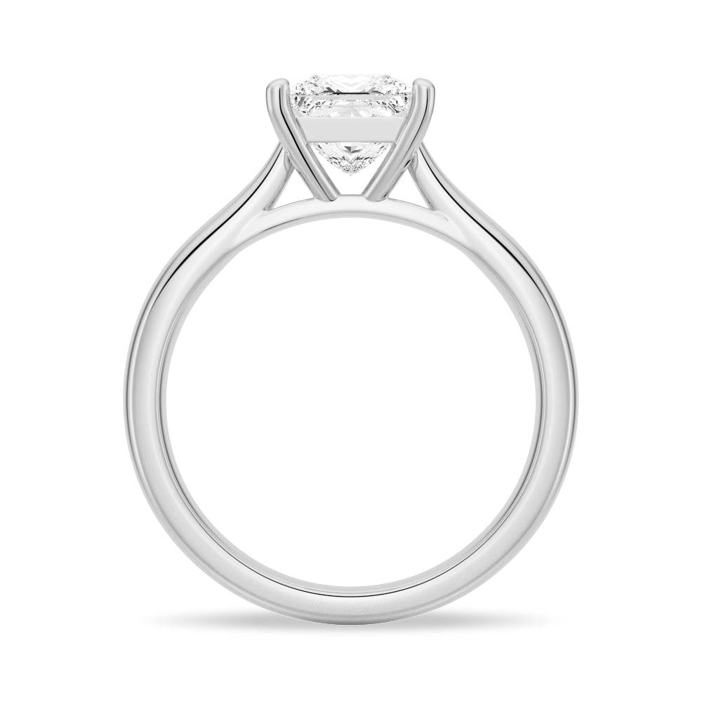 1.5 Carat Princess Cut Solitaire Diamond Engagement Ring for Women - Perfect for Proposals, Weddings & Anniversaries