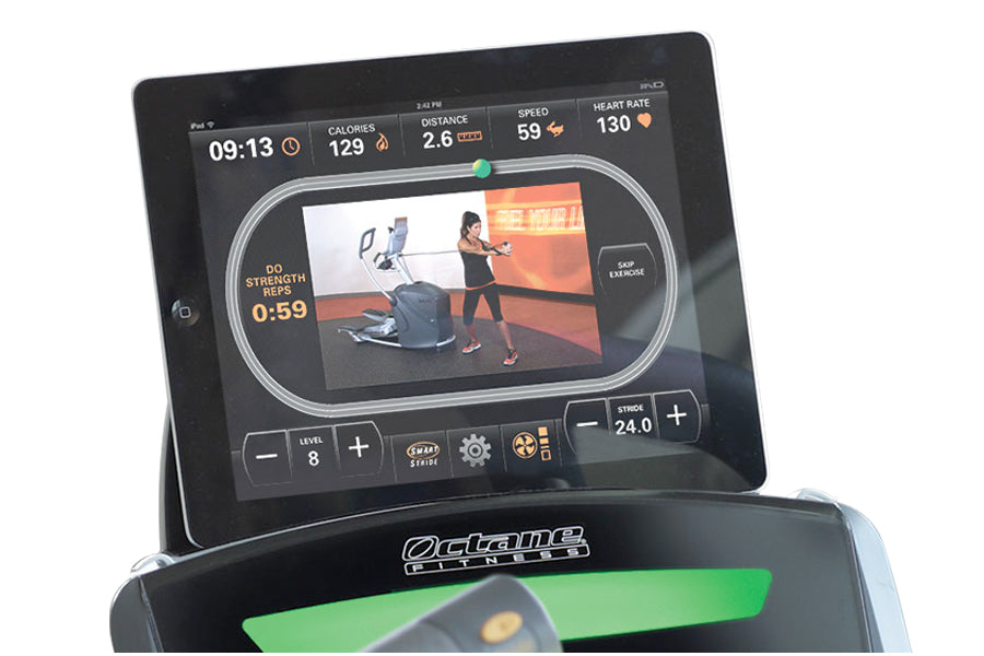 Octane Q47xi Home Elliptical Machine - Low Impact Cardio Exercise Equipment for Weight Loss & Full Body Workout - Perfect for Home Gym, Small Spaces & Apartment Fitness
