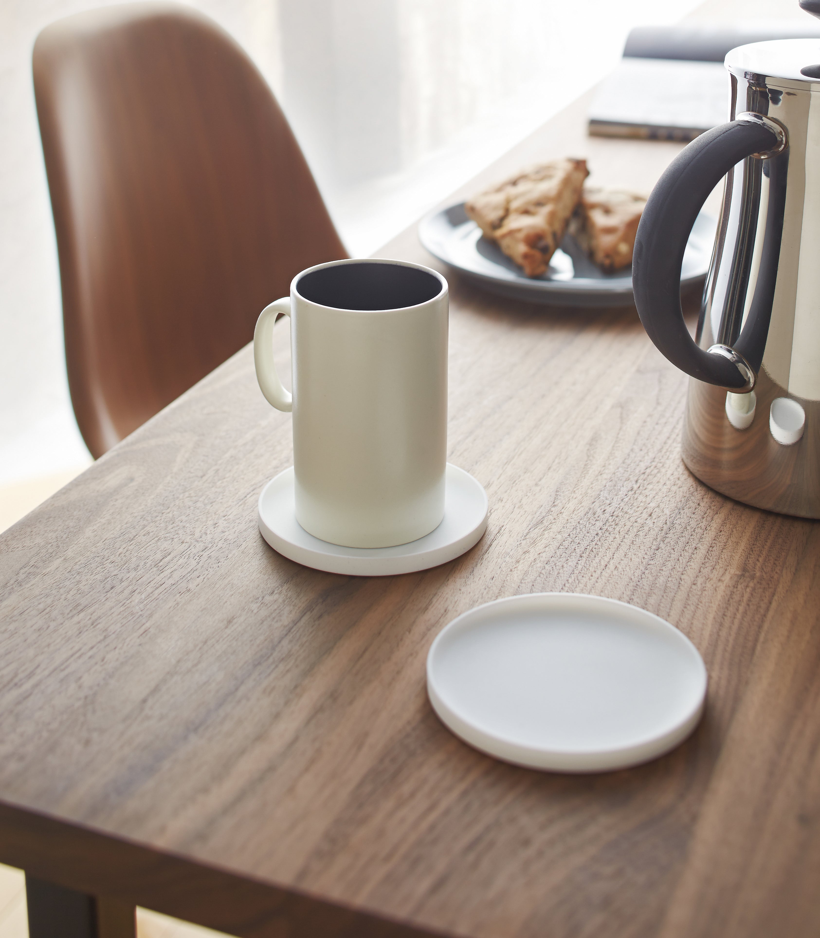 6-Pack Silicone Coasters Set - 2 Stylish Designs for Hot & Cold Drinks - Perfect for Home, Office, or Party Use
