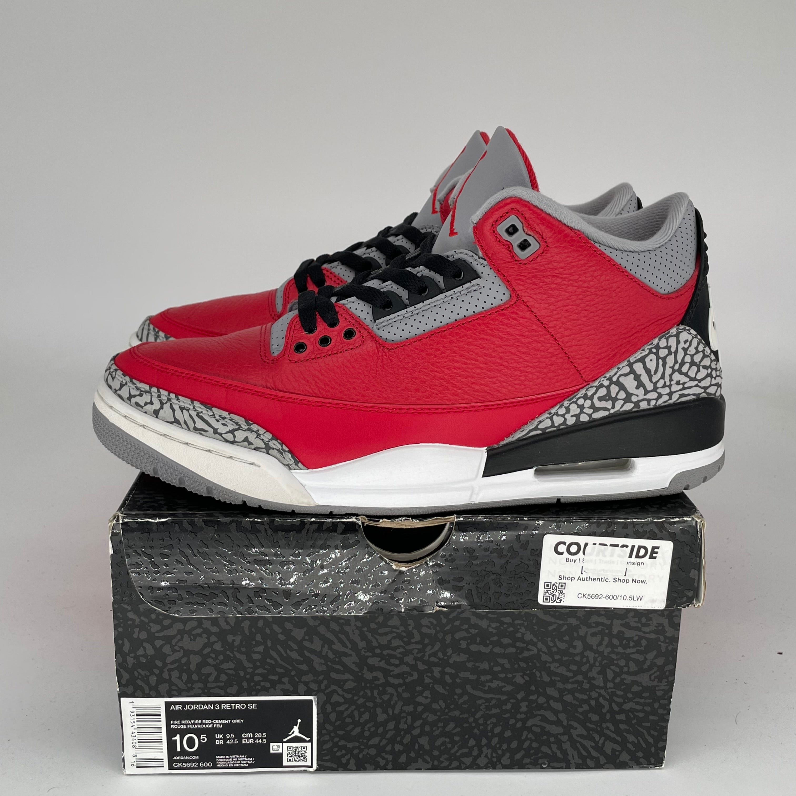 AIR JORDAN 3 UNITE Retro Sneakers Men's Size 10.5 - Style CK5692-600 | Basketball Shoes for Men, Streetwear Fashion & Casual Wear
