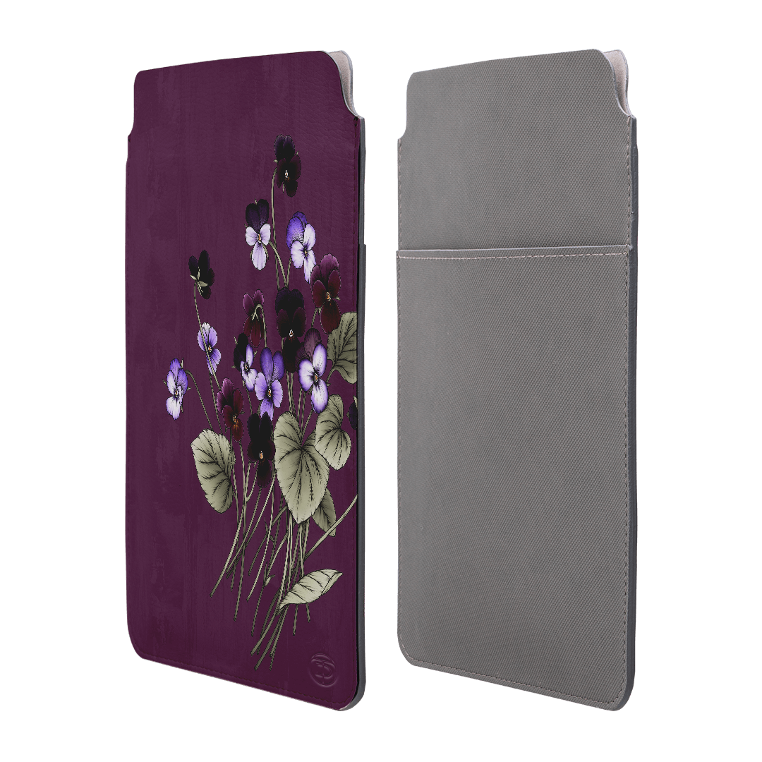 Premium Viola Laptop & iPad Sleeve Case - Protective Neoprene Cover for 13-15 Inch MacBook Pro/Air & 9.7-12.9 Inch iPad Pro - Perfect for Work, Travel & School Accessories