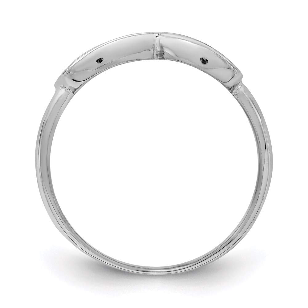 925 Sterling Silver Overlap Infinity Ring for Women - Dainty Jewelry Gift for Her, Anniversary, Birthday & Valentine's Day - Perfect for Everyday Wear & Special Occasions