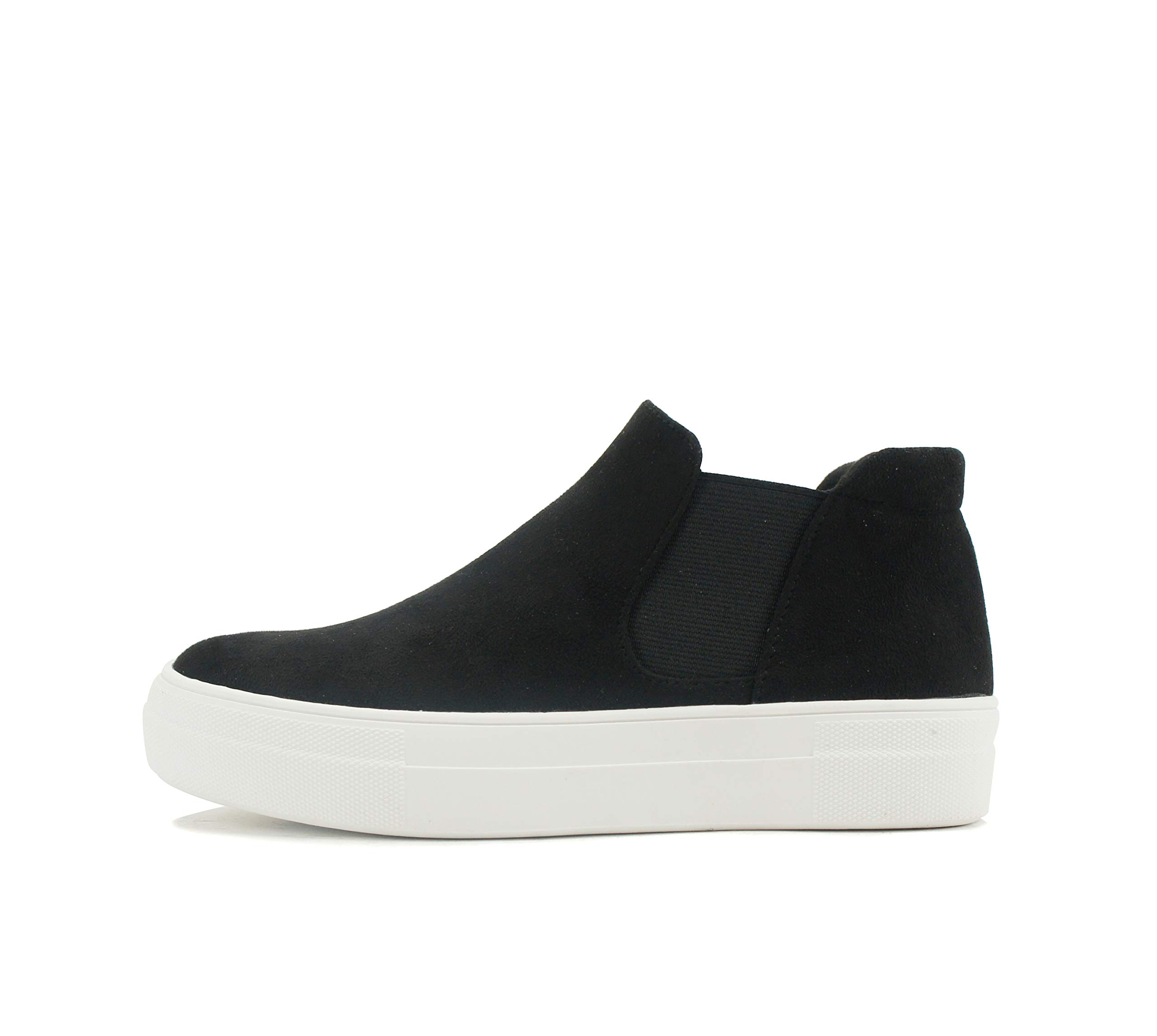 Women's Chelsea Canvas Platform Sneakers - Comfortable Cushion Foam Shoes for Casual Wear & Outdoor Activities | Stylish & Lightweight for Walking, Travel & Everyday Use