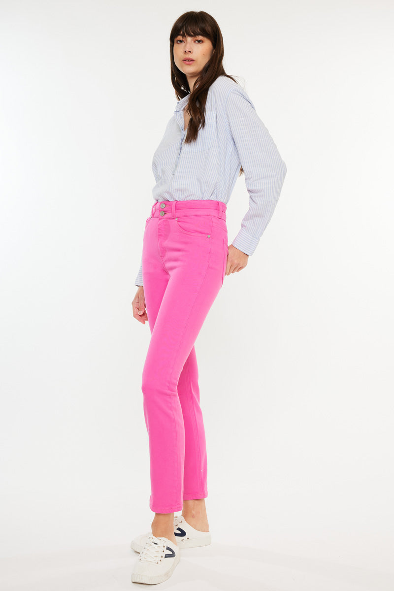 Cadence Ultra High Rise Slim Straight Leg Jeans for Women - Stretchy Denim Pants with Tummy Control - Perfect for Work, Casual Outfits & Everyday Wear