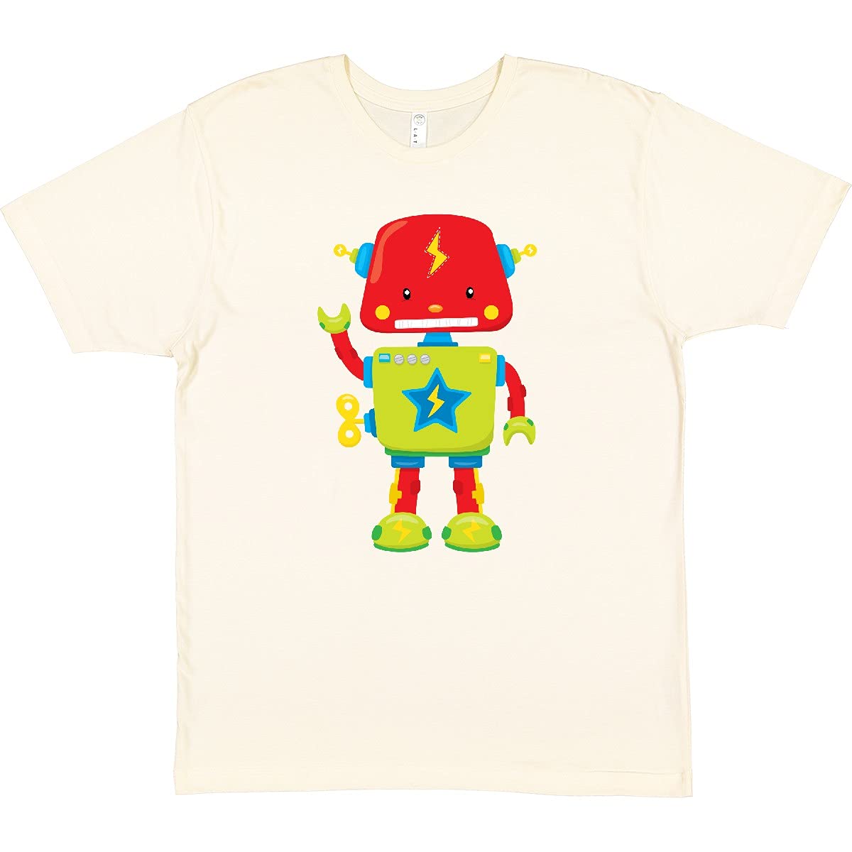 Inktastic Toy Robot Graphic T-Shirt for Men & Women - Cool Sci-Fi Robot Design Tee for Casual Wear, Gifts & Robot Lovers