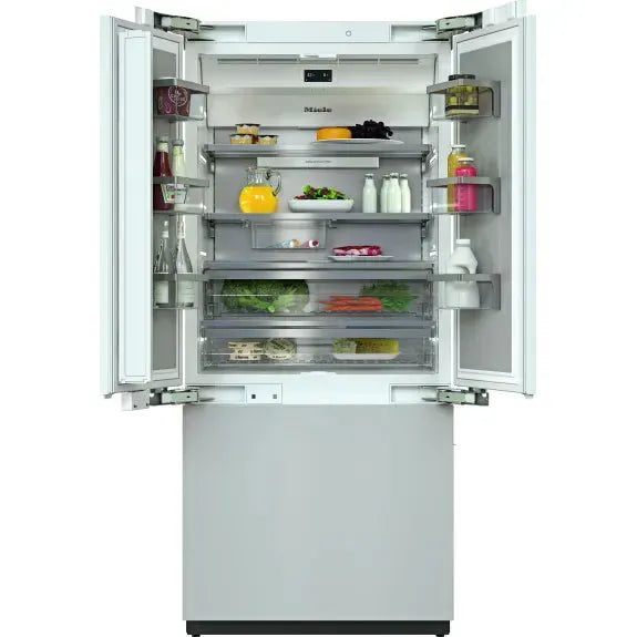 Miele 568 Litre Mastercool Series French Door Refrigerator - Silver KF2981VI | Energy Efficient Stainless Steel Fridge with Spacious Interior | Perfect for Modern Kitchens & Large Families