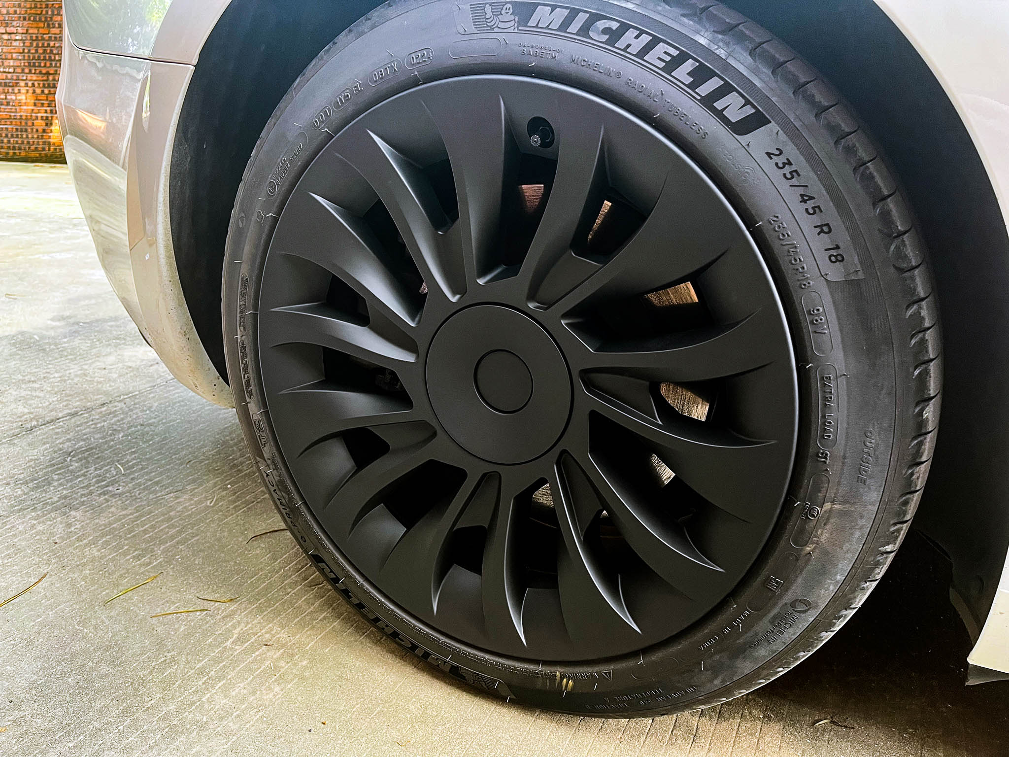 1 PCS Uberturbine Wheel Cover for Tesla Model 3 Highland 18