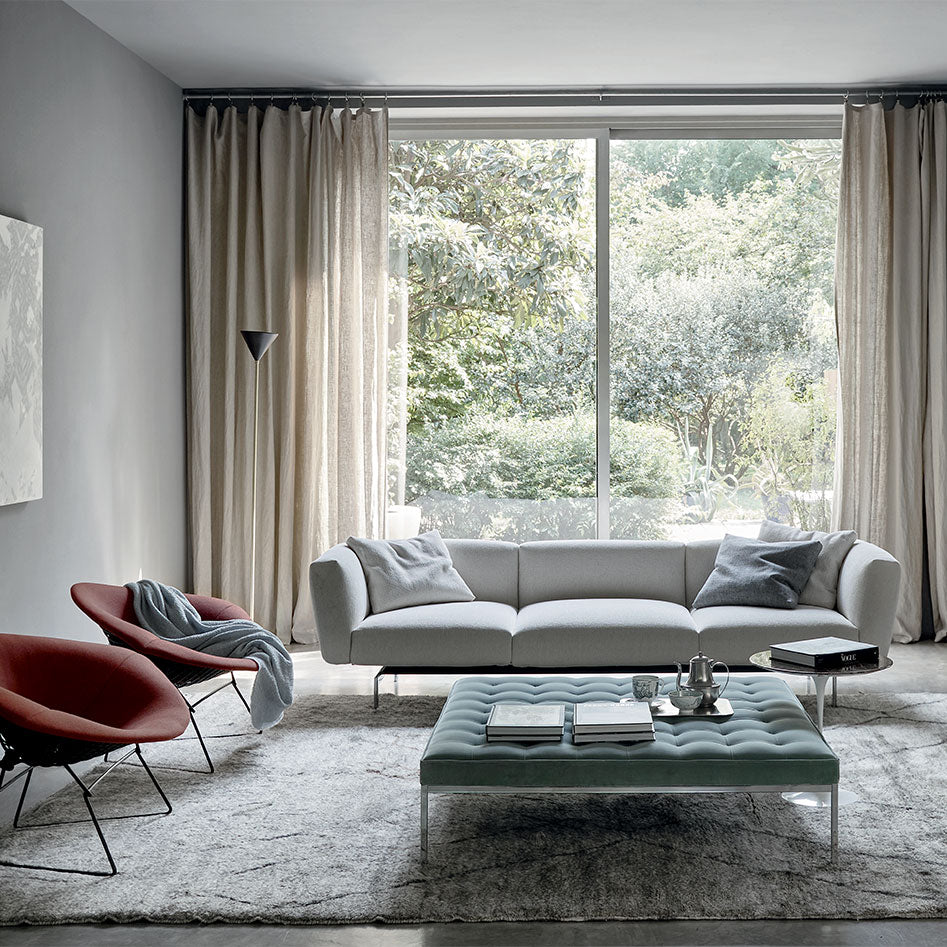 Avio Three-Seat Sofa - Modern Comfortable Fabric Couch for Living Room, Lounge & Family Room - Perfect for Relaxing, Entertaining & Small Spaces