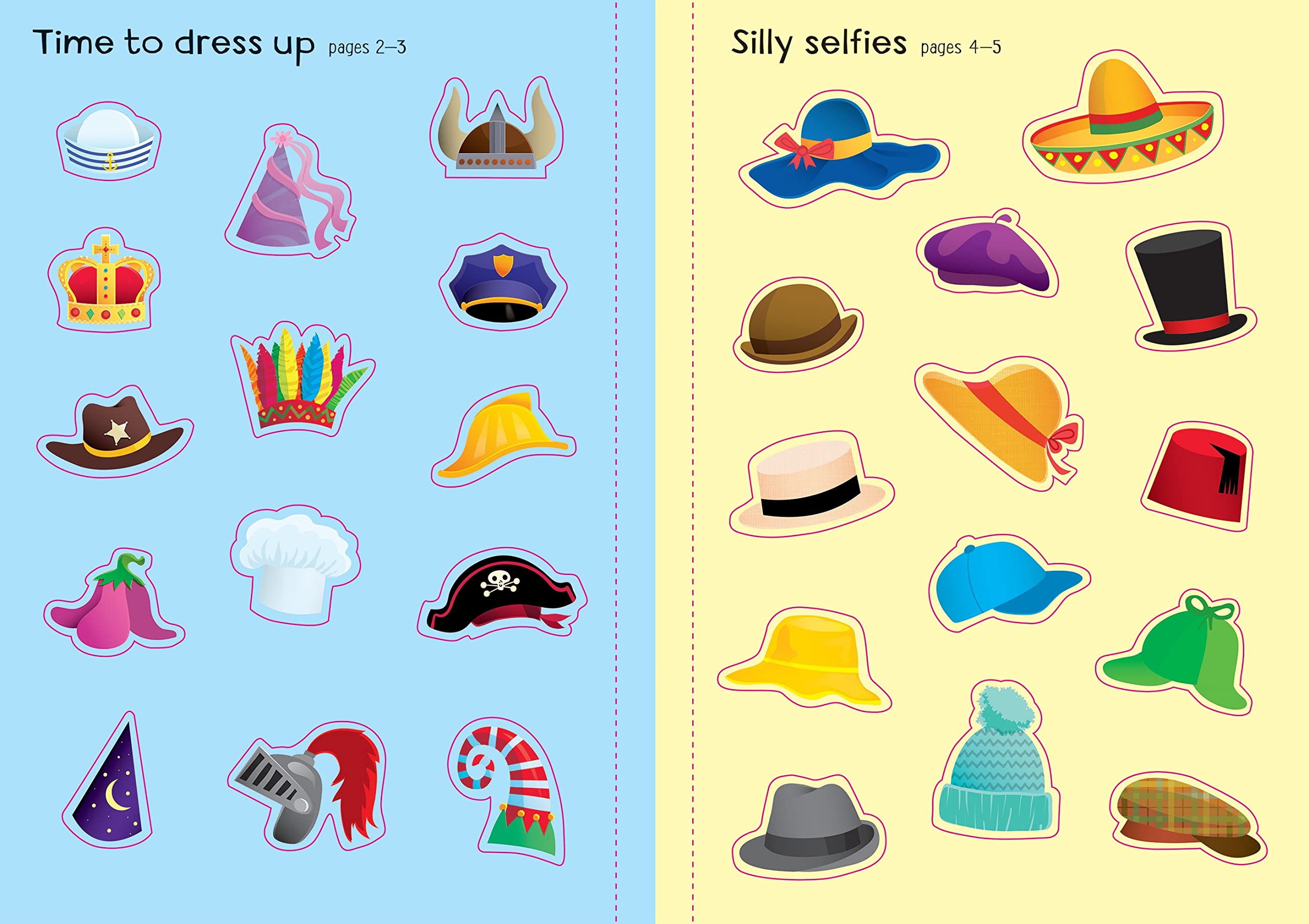 Funny Hats Stickers for Kids - Creative Play & Crafting