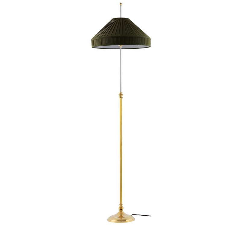 Golvlampa Edfelt Floor Lamp with Green Shade - Modern Lighting for Living Room, Bedroom, or Office Decor