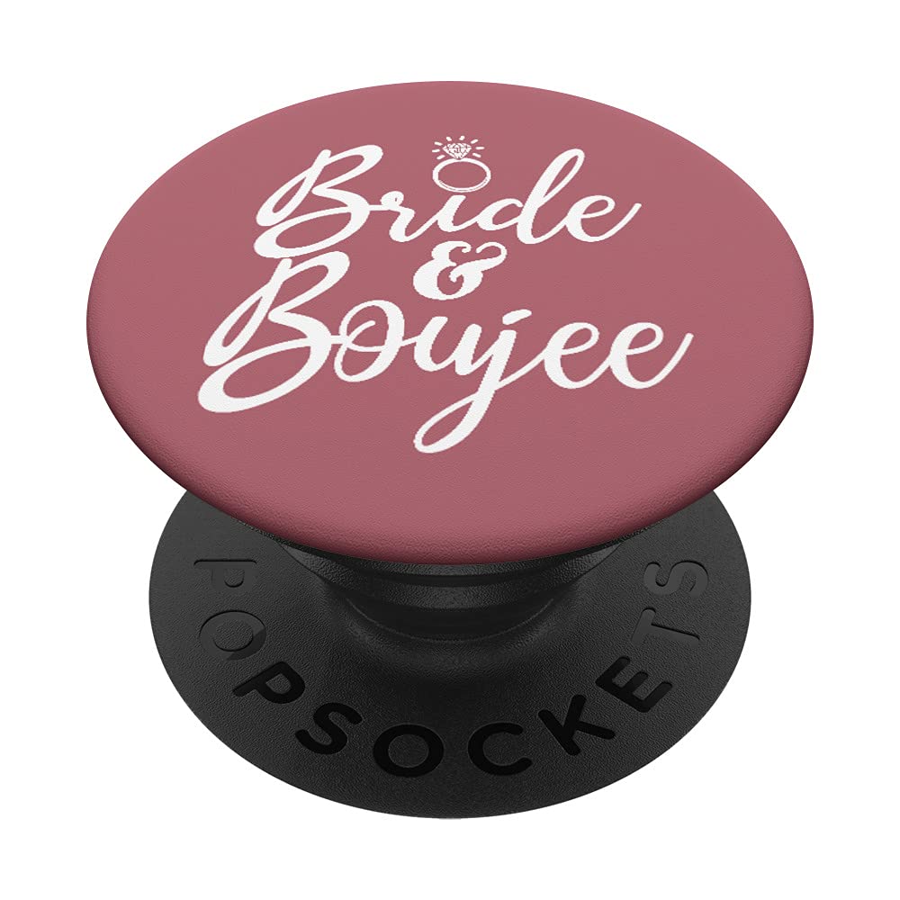 Funny Matching PopSockets Swappable PopGrips for Bachelorette Party & Bridal Showers - Bride & Boujee Theme - Perfect for Wedding Celebrations & Girls' Night Out