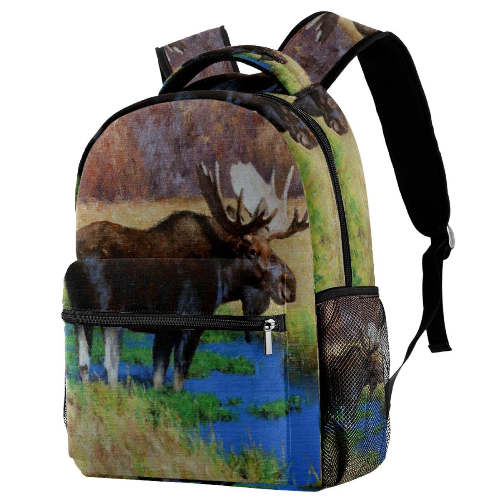 Wildlife Blacktail School Backpack for Teen Boys & Girls - Durable Middle School Bookbag for Students - Perfect for Hiking, Travel & Everyday Use