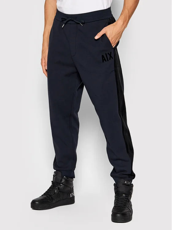Armani Exchange Navy Black Velvet Pants for Men - Stylish & Comfortable Dress Pants for Work, Parties & Evening Events
