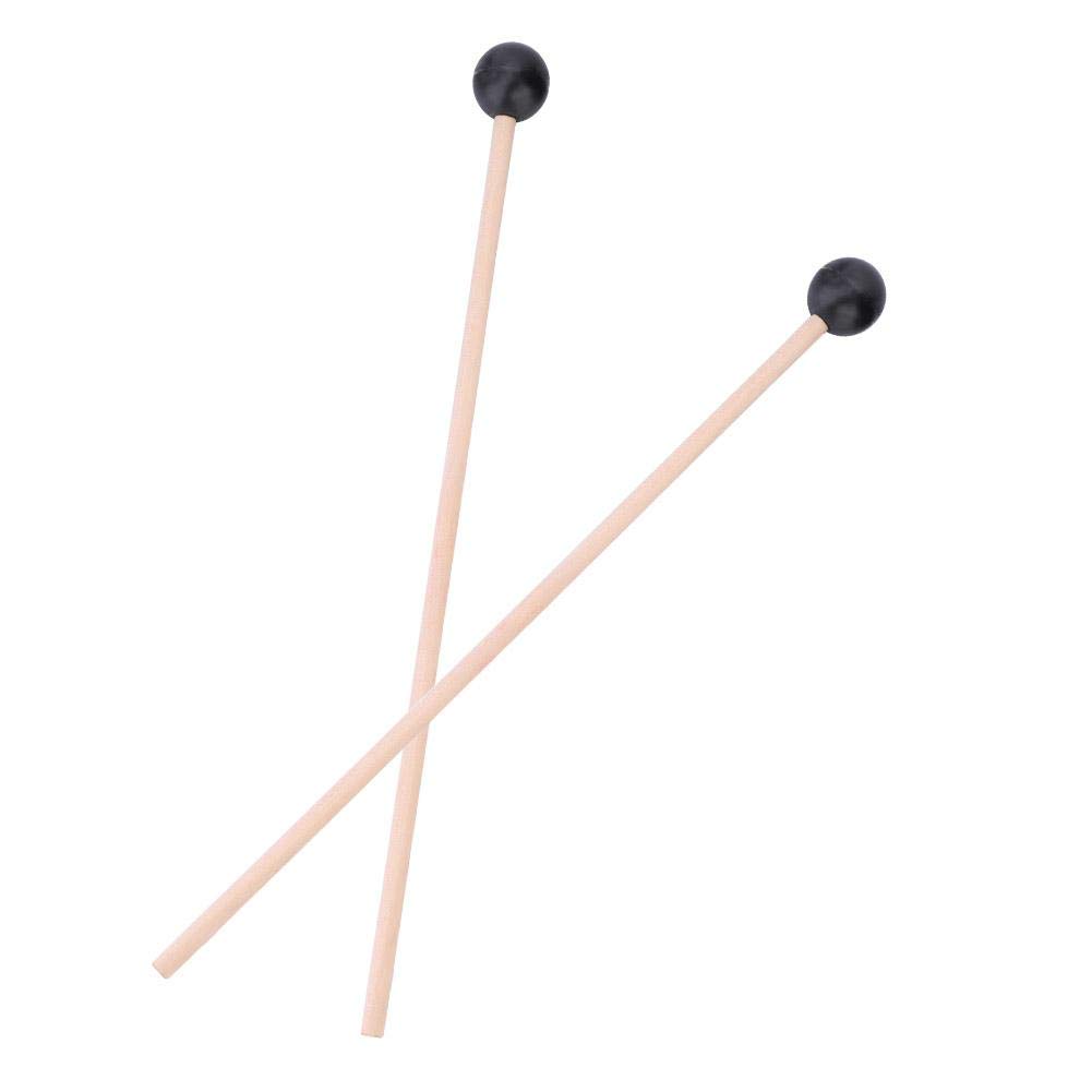 Premium Marimba Mallets - Smooth Wooden Handle with Rubber Tips for Keyboard Percussion | Perfect for Professional Performances, Music Education & Practice Sessions